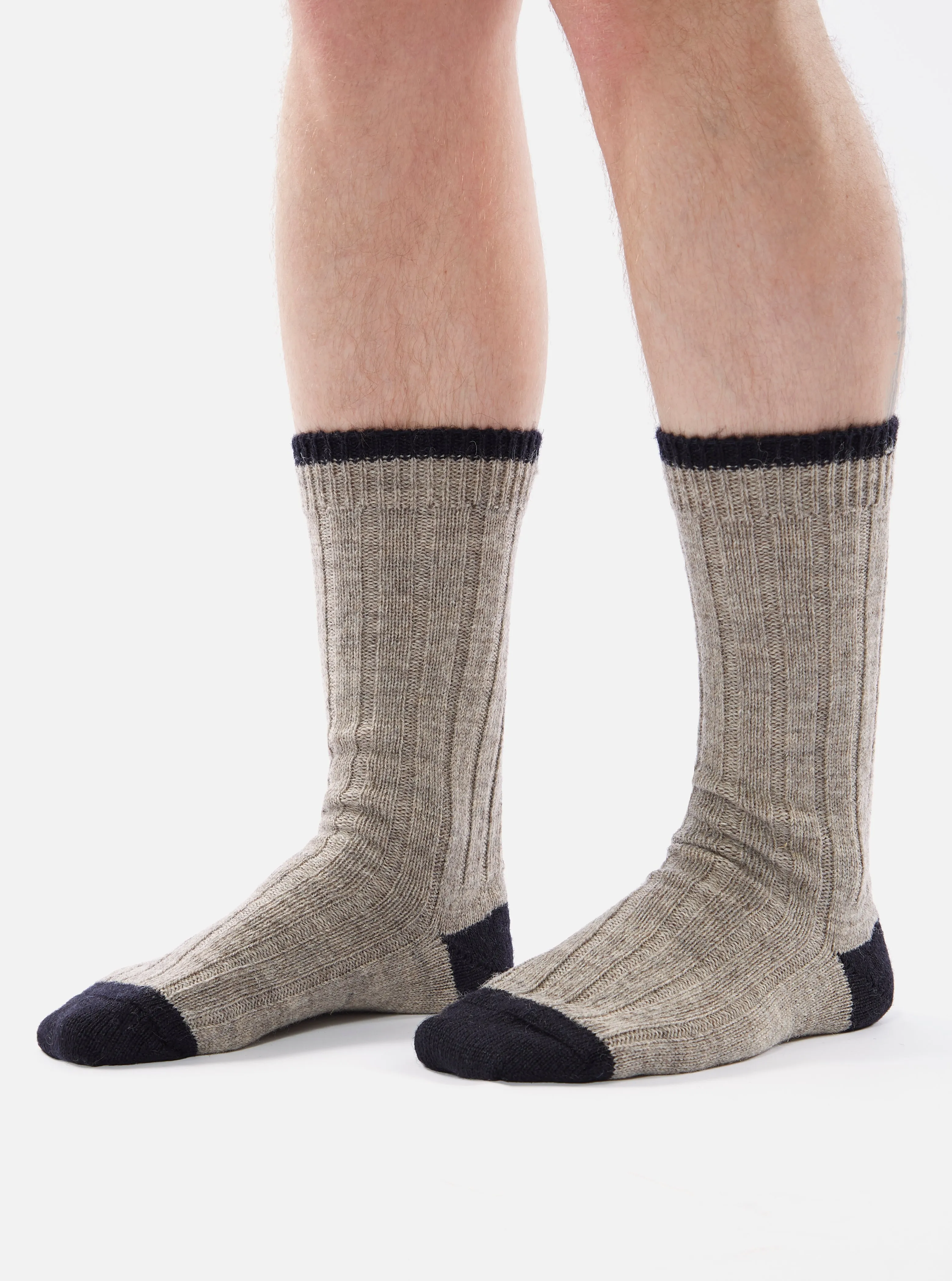 Stone Wool Hike Sock sold by Universal Works product image thumbnail 3