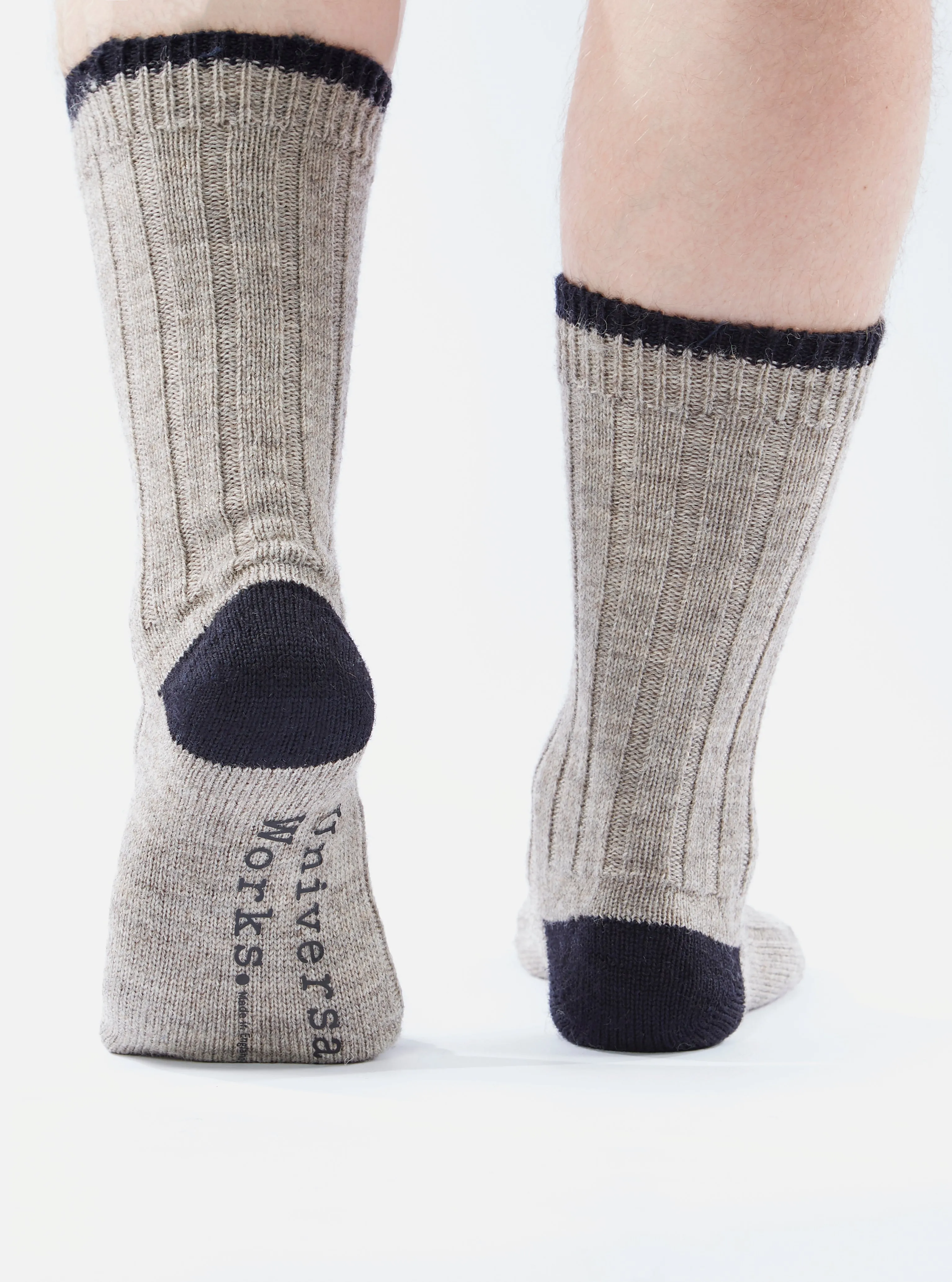 Stone Wool Hike Sock sold by Universal Works product image thumbnail 5