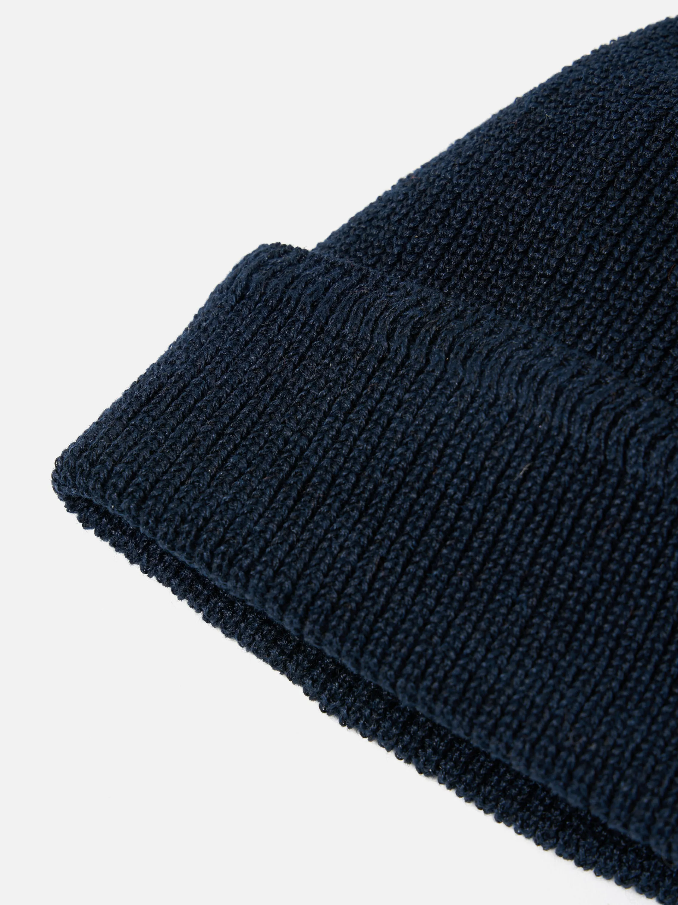 cableami® Waffle Watchcap in Navy Linen sold by Universal Works product image thumbnail 2