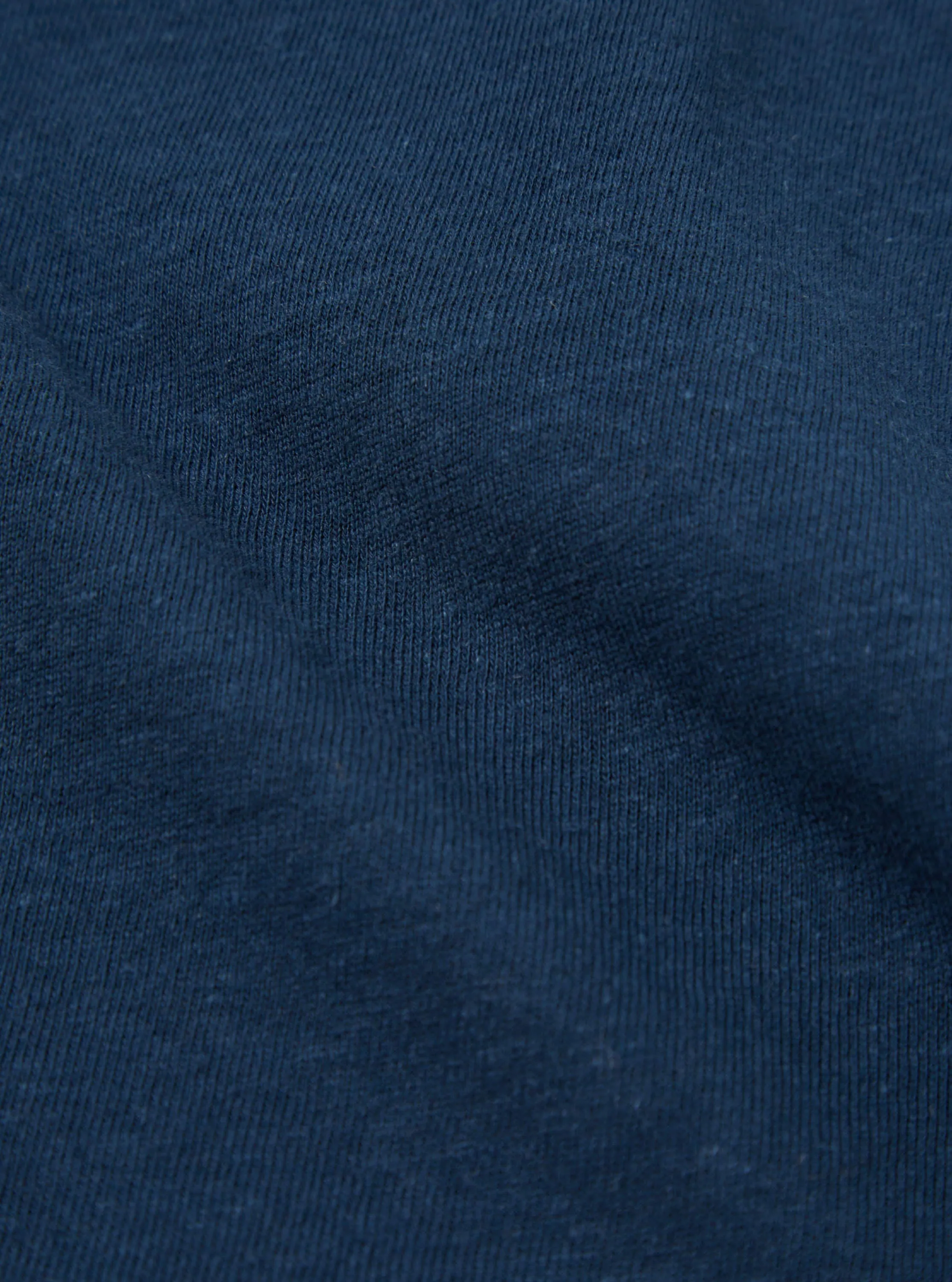 Universal Works Newlyn Polo in Navy Cotton Hemp Jersey sold by Universal Works product image thumbnail 5