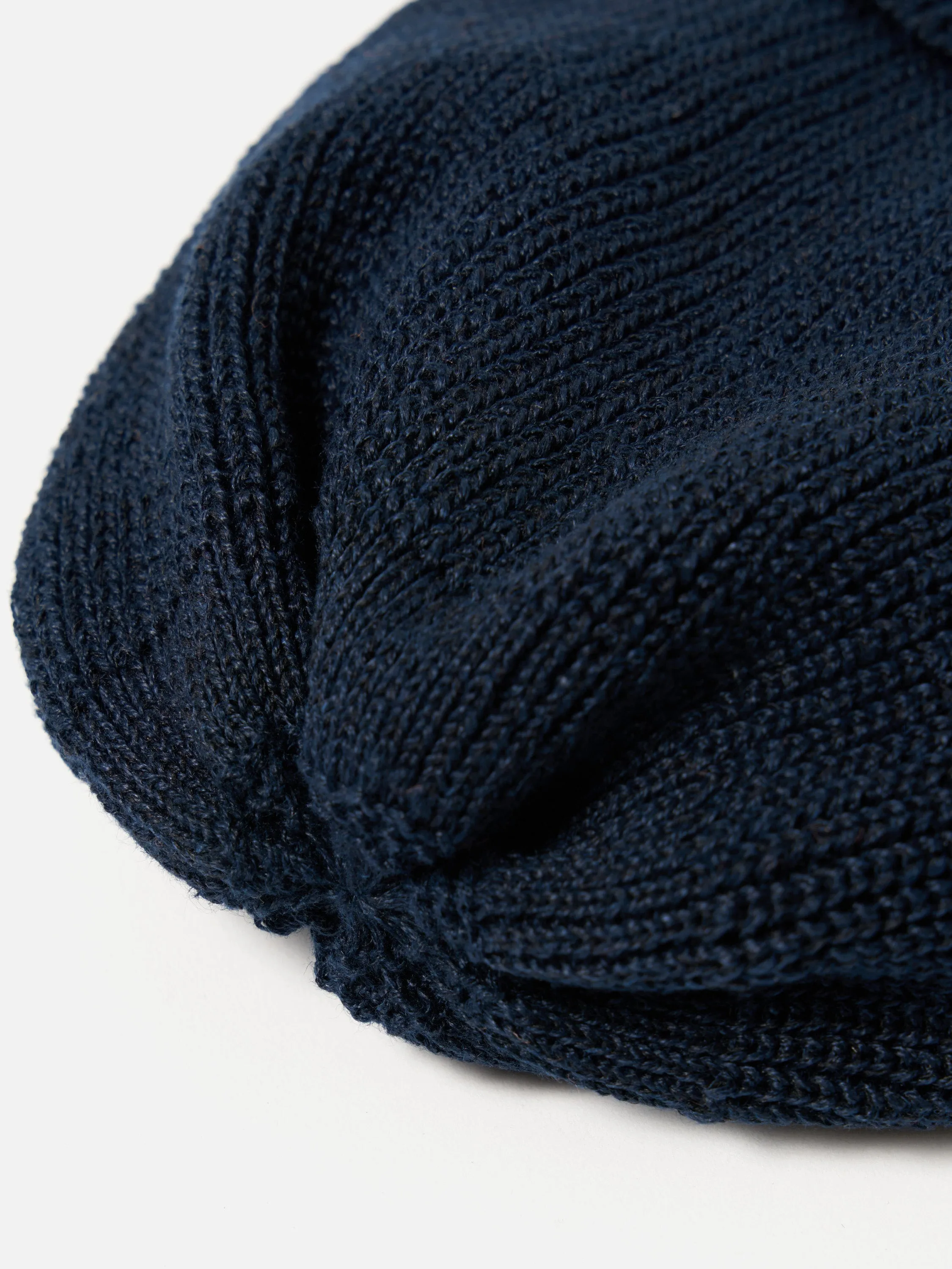 cableami® Waffle Watchcap in Navy Linen sold by Universal Works product image thumbnail 3