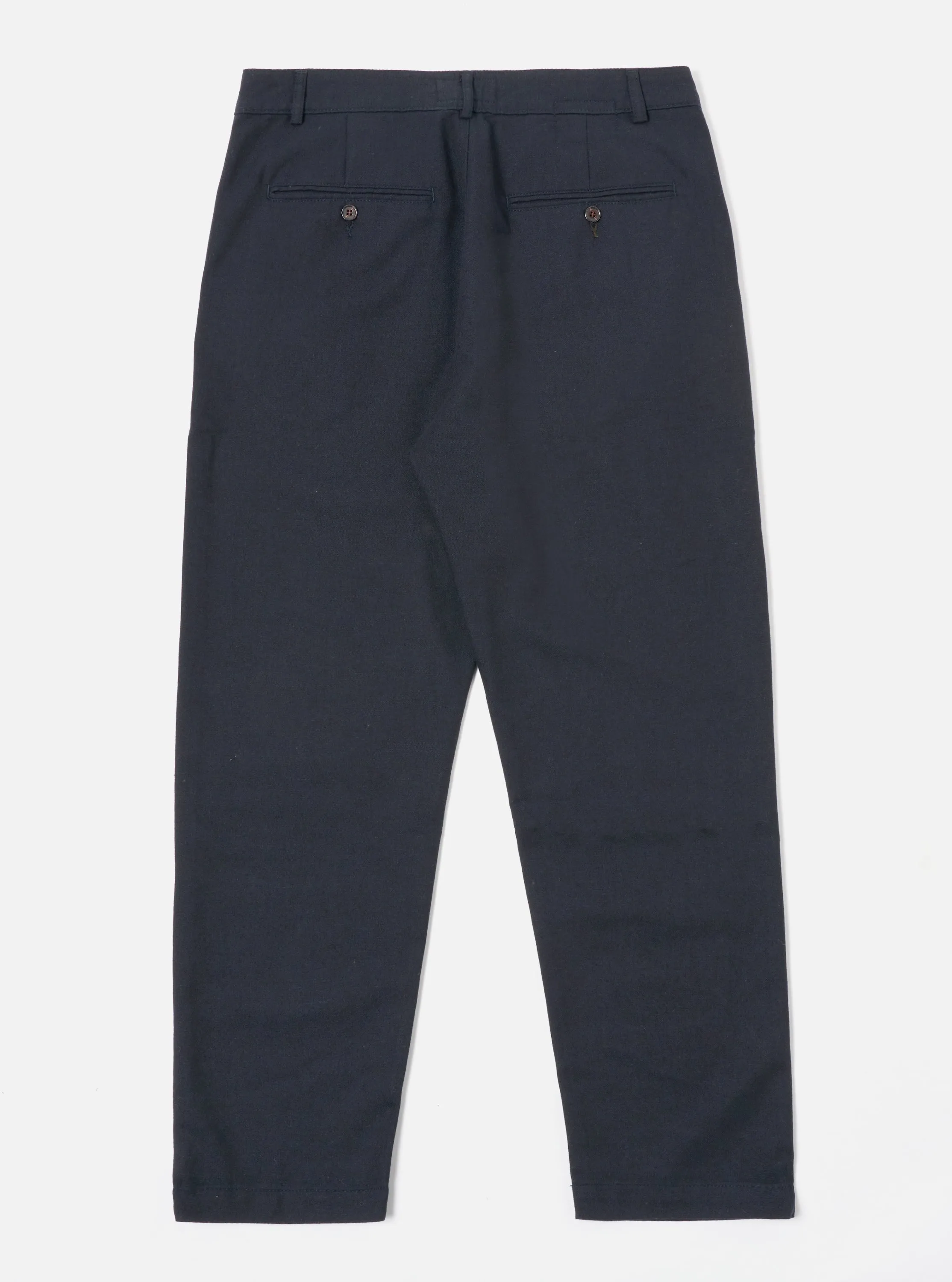 Universal Works Military Chino in Navy Upcycled Italian Tweed sold by Universal Works product image thumbnail 2