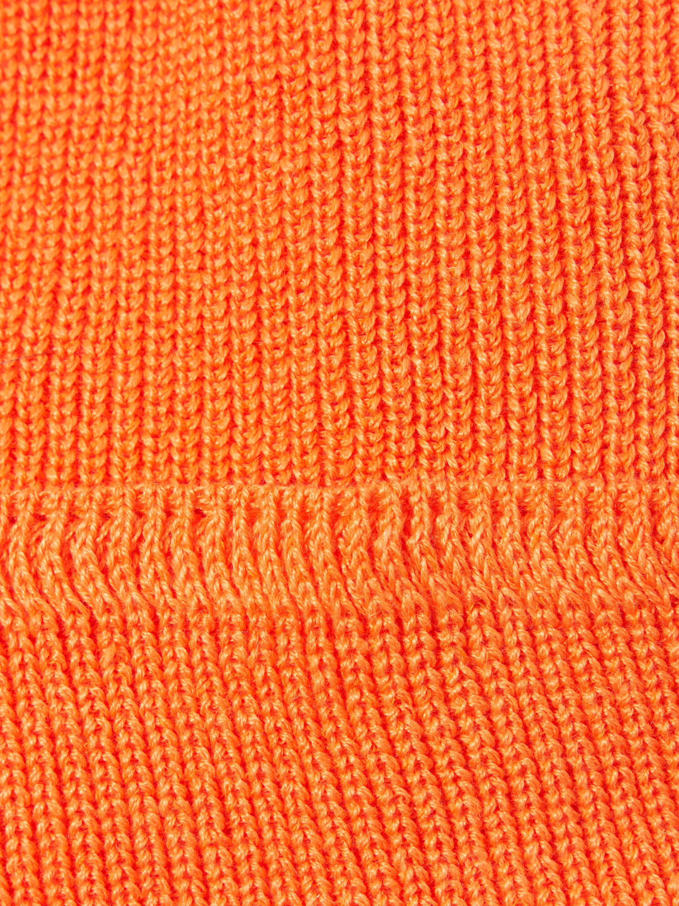 cableami® Waffle Watchcap in Neon Orange Linen sold by Universal Works product image thumbnail 4