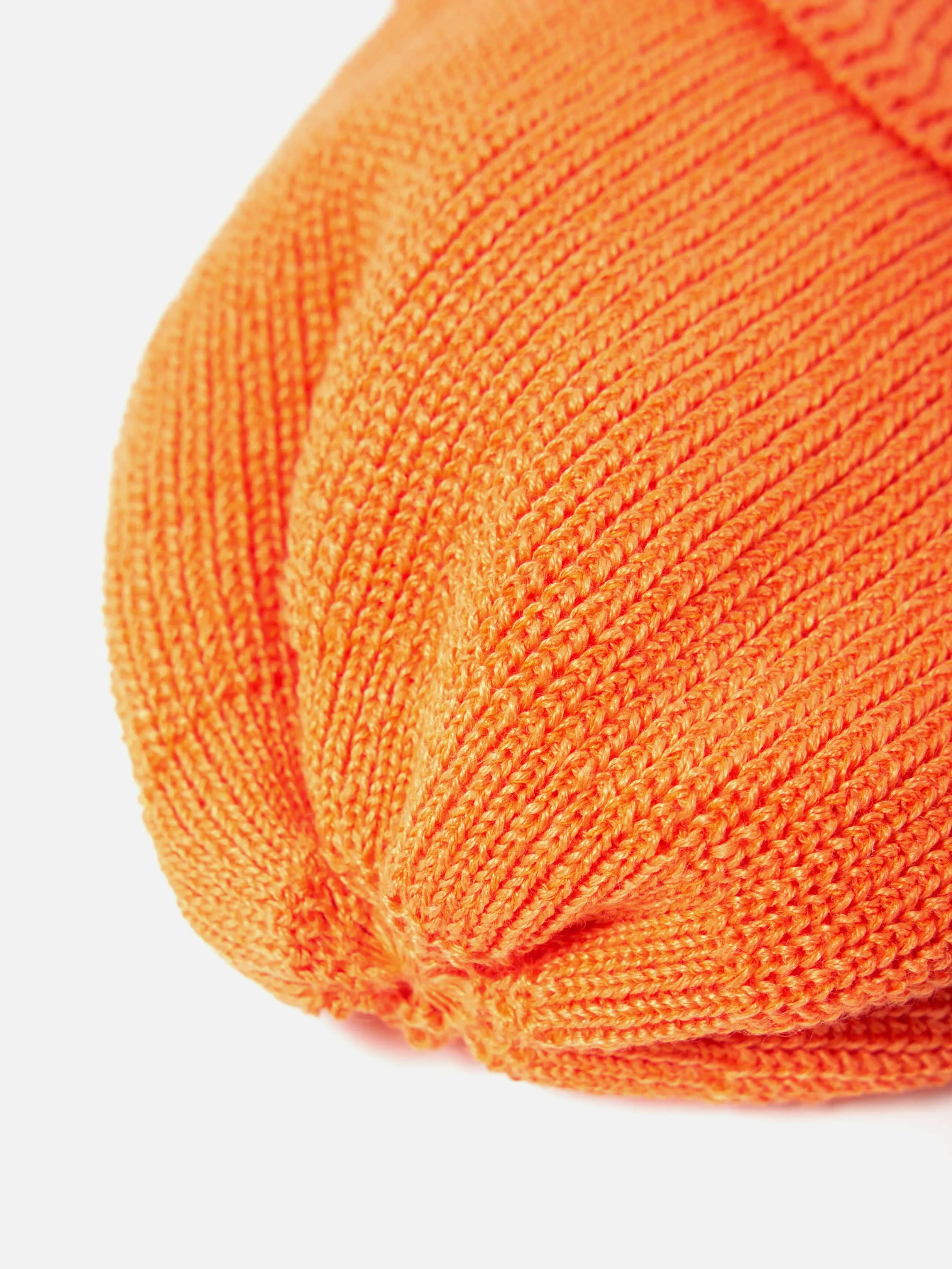 cableami® Waffle Watchcap in Neon Orange Linen sold by Universal Works product image thumbnail 3