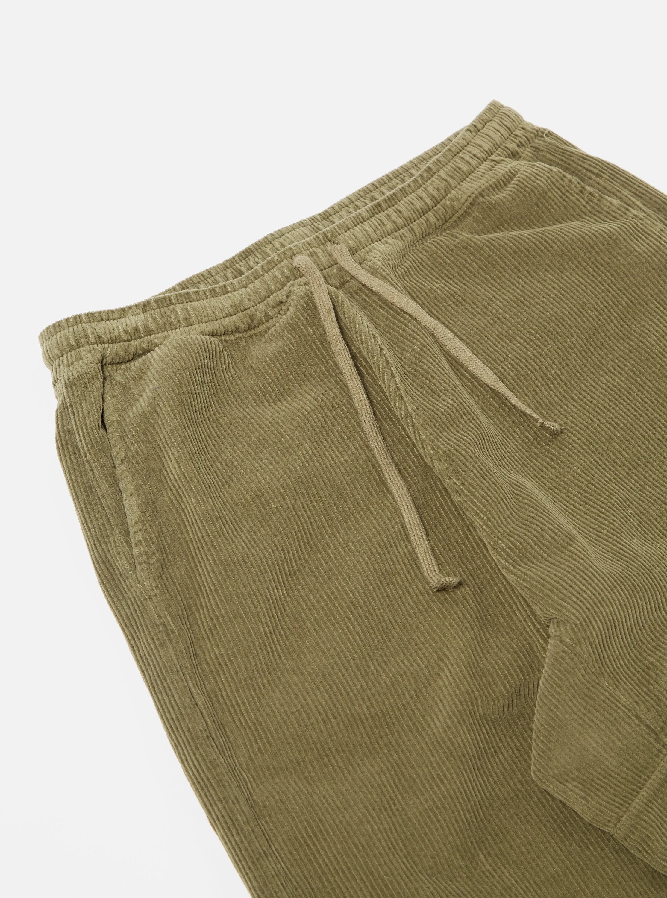 Universal Works Braga Pant in Olive 6 Wale Corduroy sold by Universal Works product image thumbnail 3