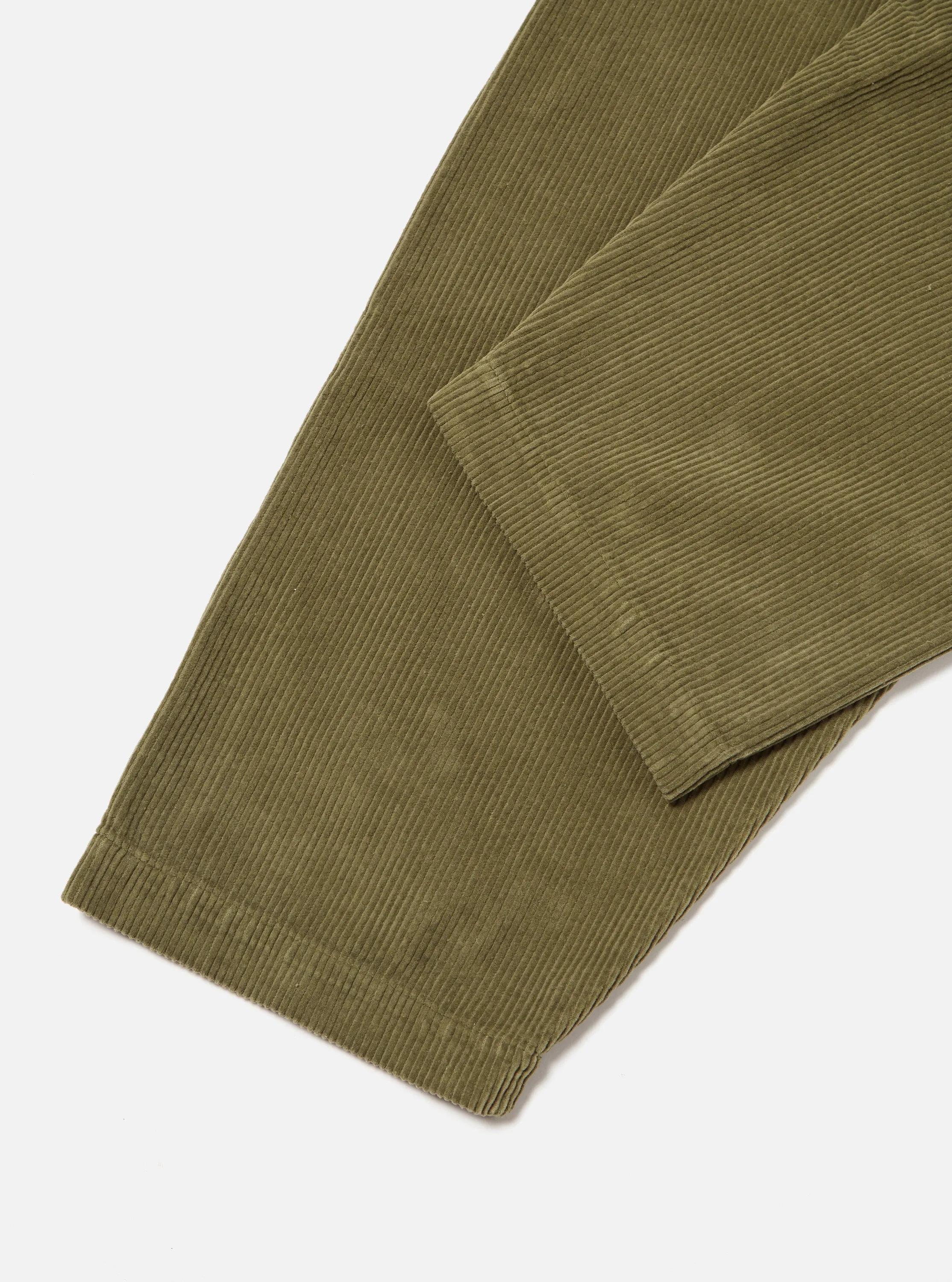 Universal Works Braga Pant in Olive 6 Wale Corduroy sold by Universal Works product image thumbnail 5