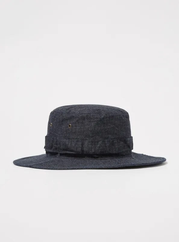 cableami® Boonie Hat in 7oz Ripstop Denim sold by Universal Works