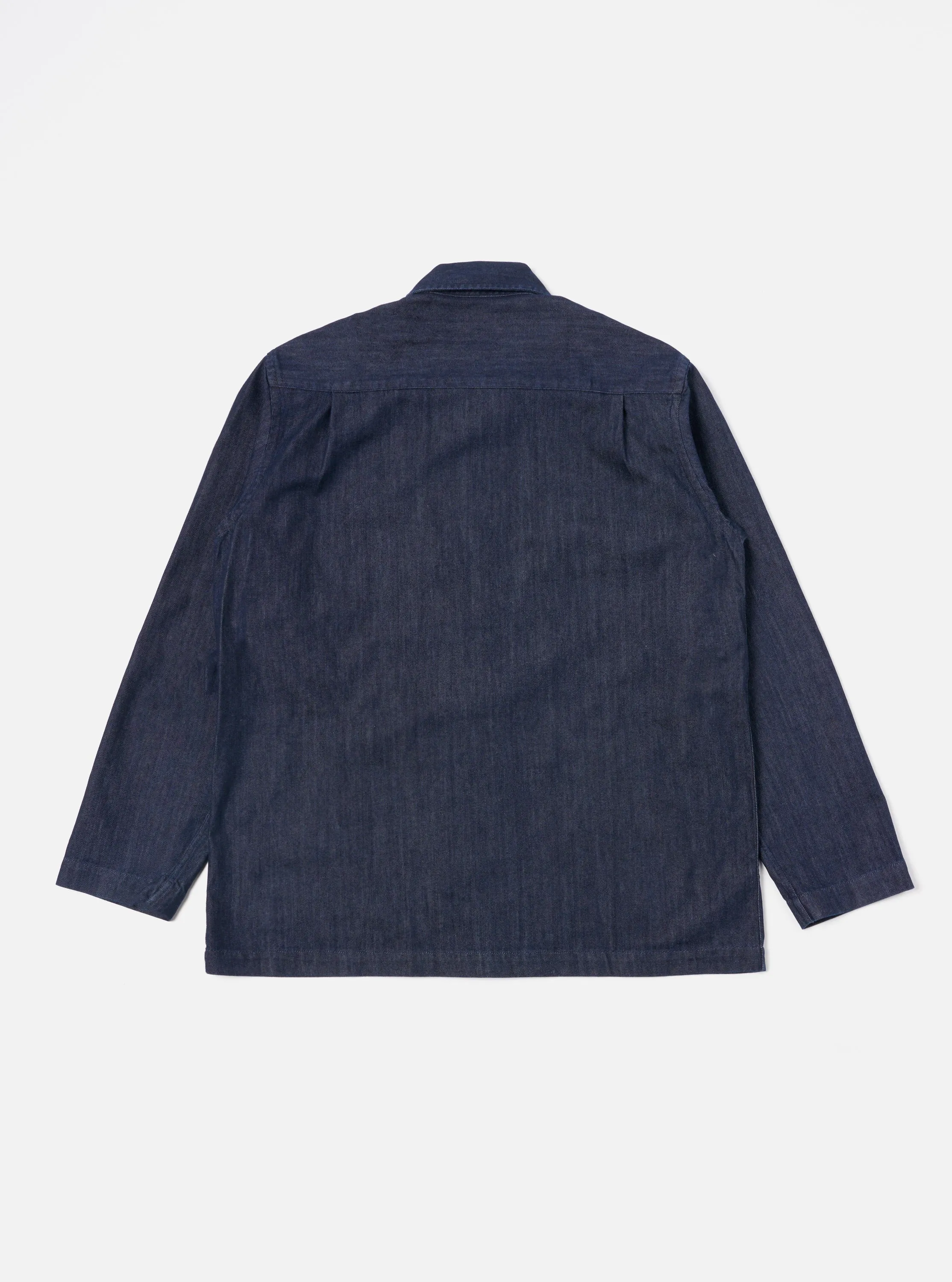 Universal Works Dockside Jacket in Indigo Recycled Mix Denim sold by Universal Works product image thumbnail 2