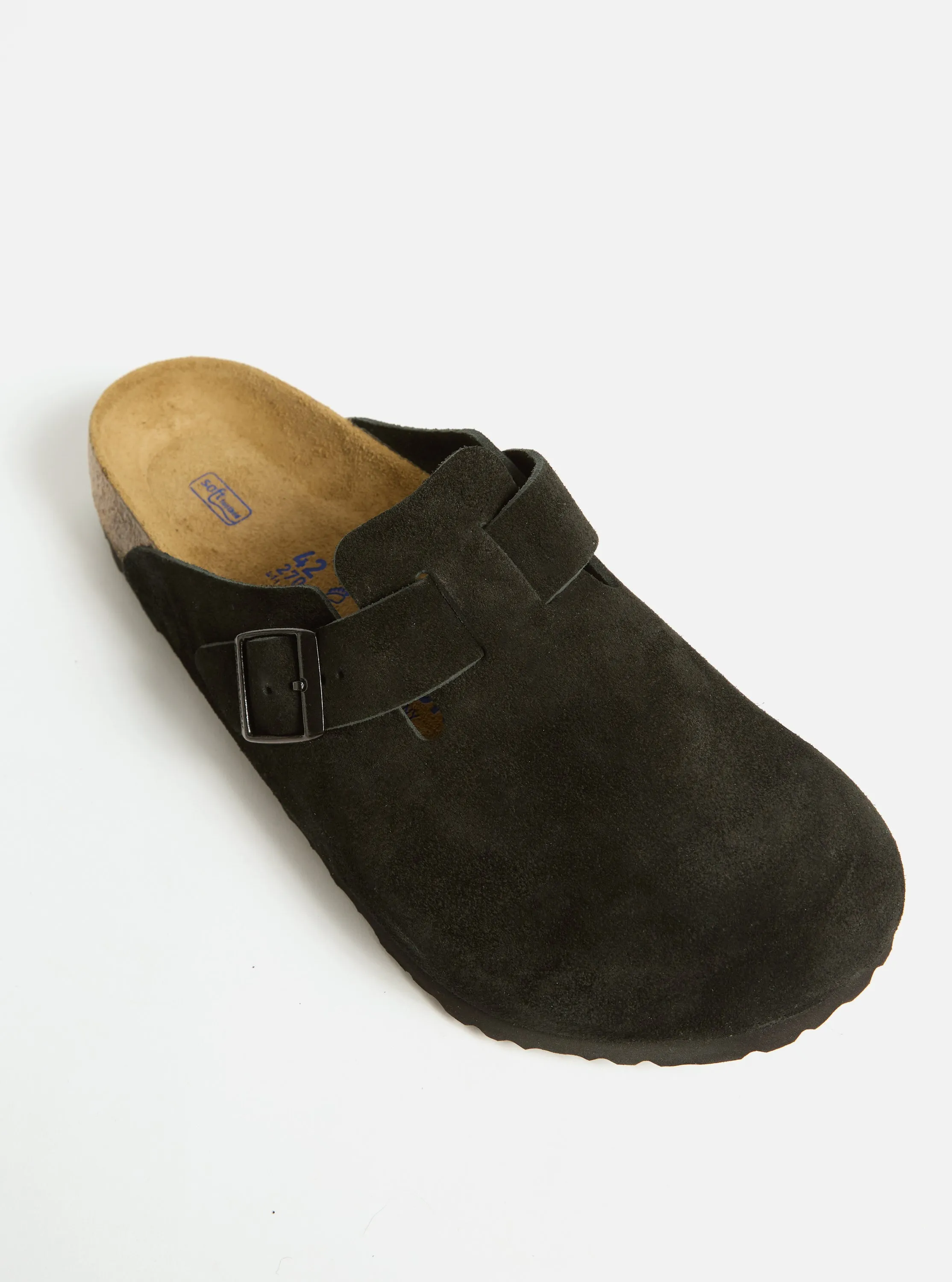 Birkenstock Soft Footbed Boston in Black Suede sold by Universal Works product image thumbnail 2