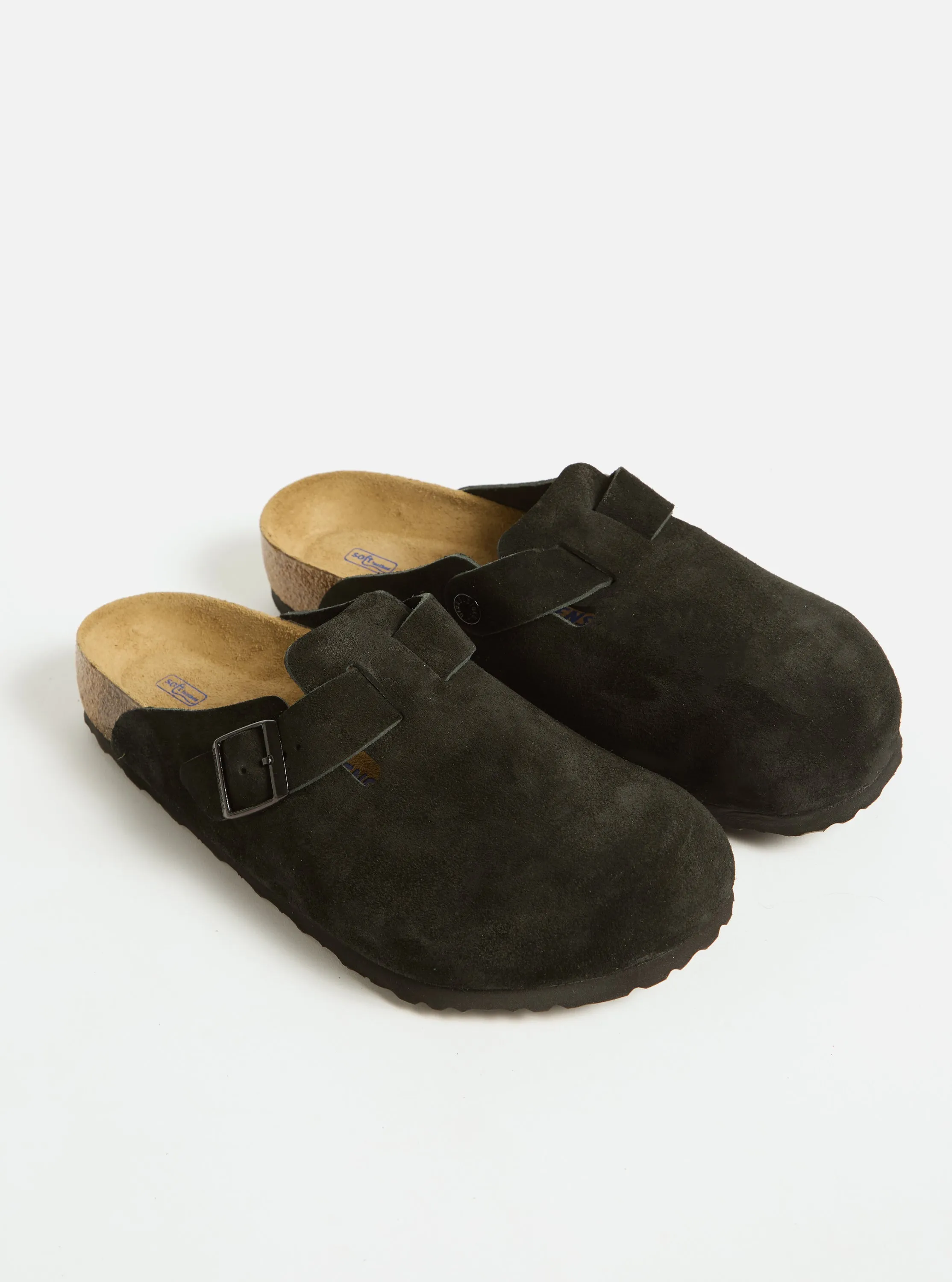 Birkenstock Soft Footbed Boston in Black Suede sold by Universal Works product image thumbnail 3