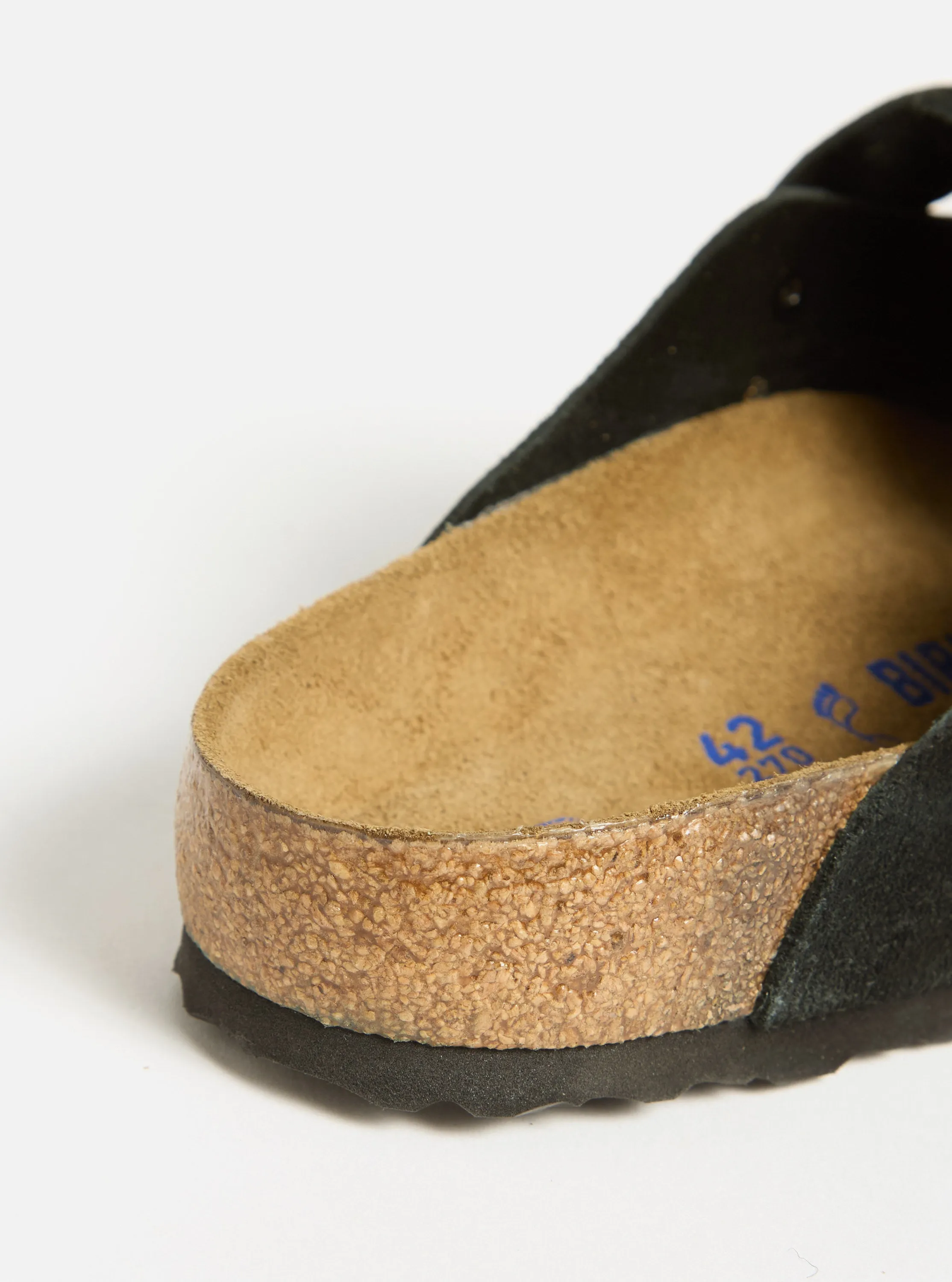 Birkenstock Soft Footbed Boston in Black Suede sold by Universal Works product image thumbnail 4