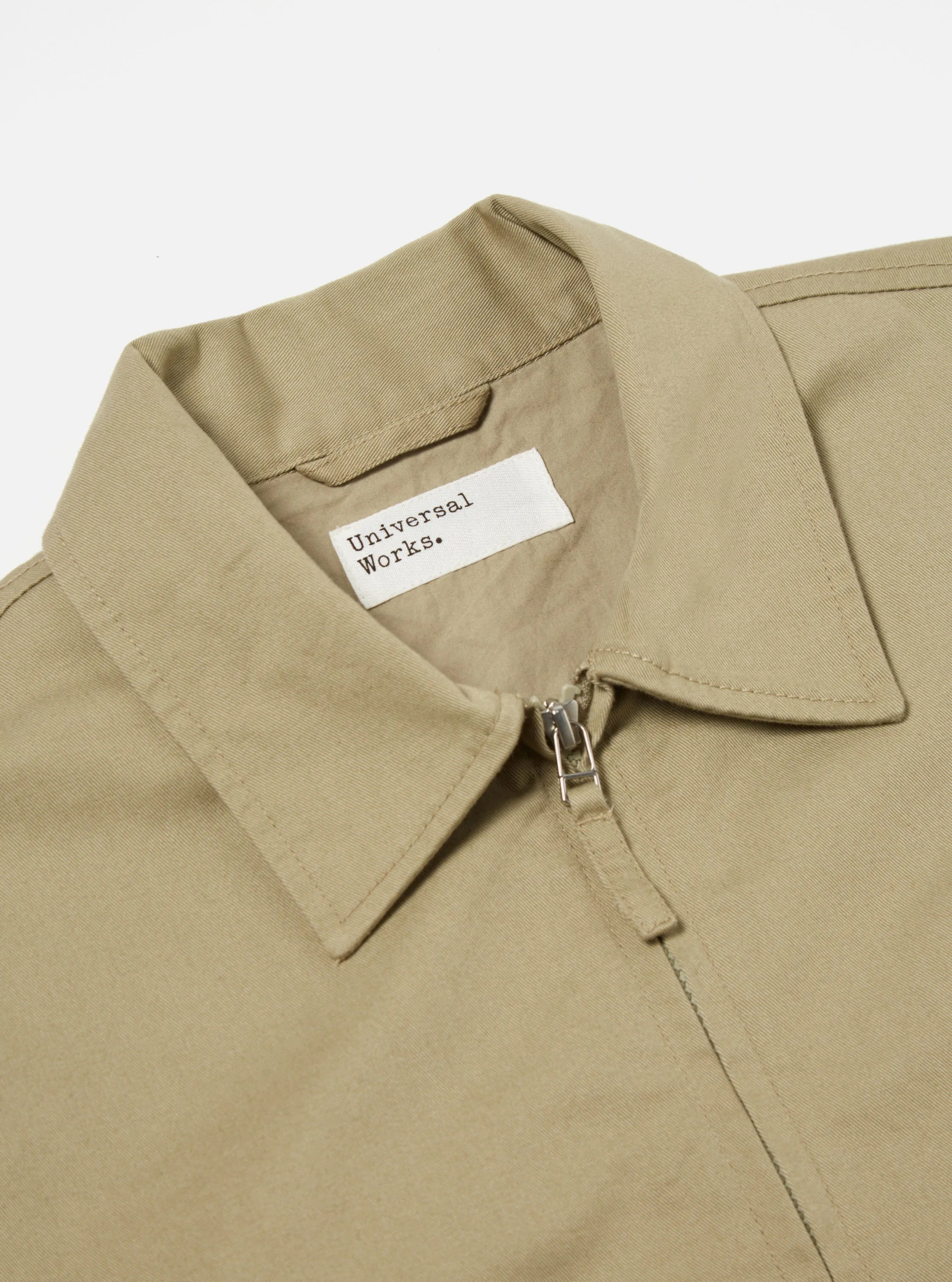 Universal Works Gower Jacket in Embroidered Stone Twill sold by Universal Works product image thumbnail 4
