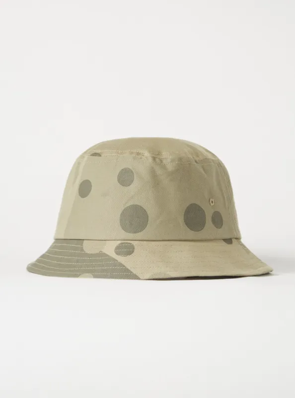 Universal Works Beach Hat in Stone UW. Camo Twill sold by Universal Works