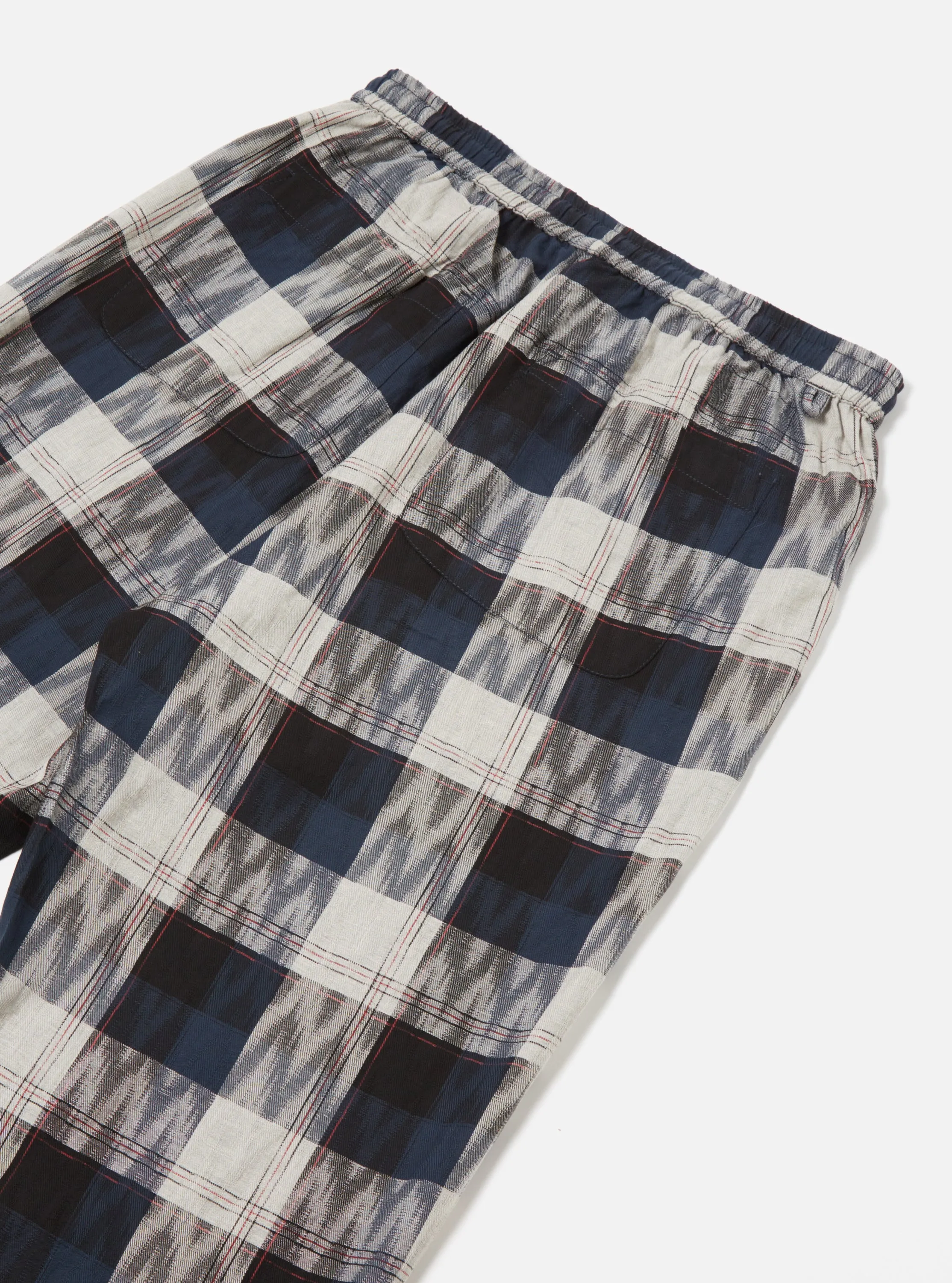 Universal Works Judo Pant in Indigo Deck Ikat sold by Universal Works product image thumbnail 4