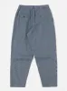 Universal Works Pleated Track Pant in Indigo Hickory Stripe Denim sold by Universal Works