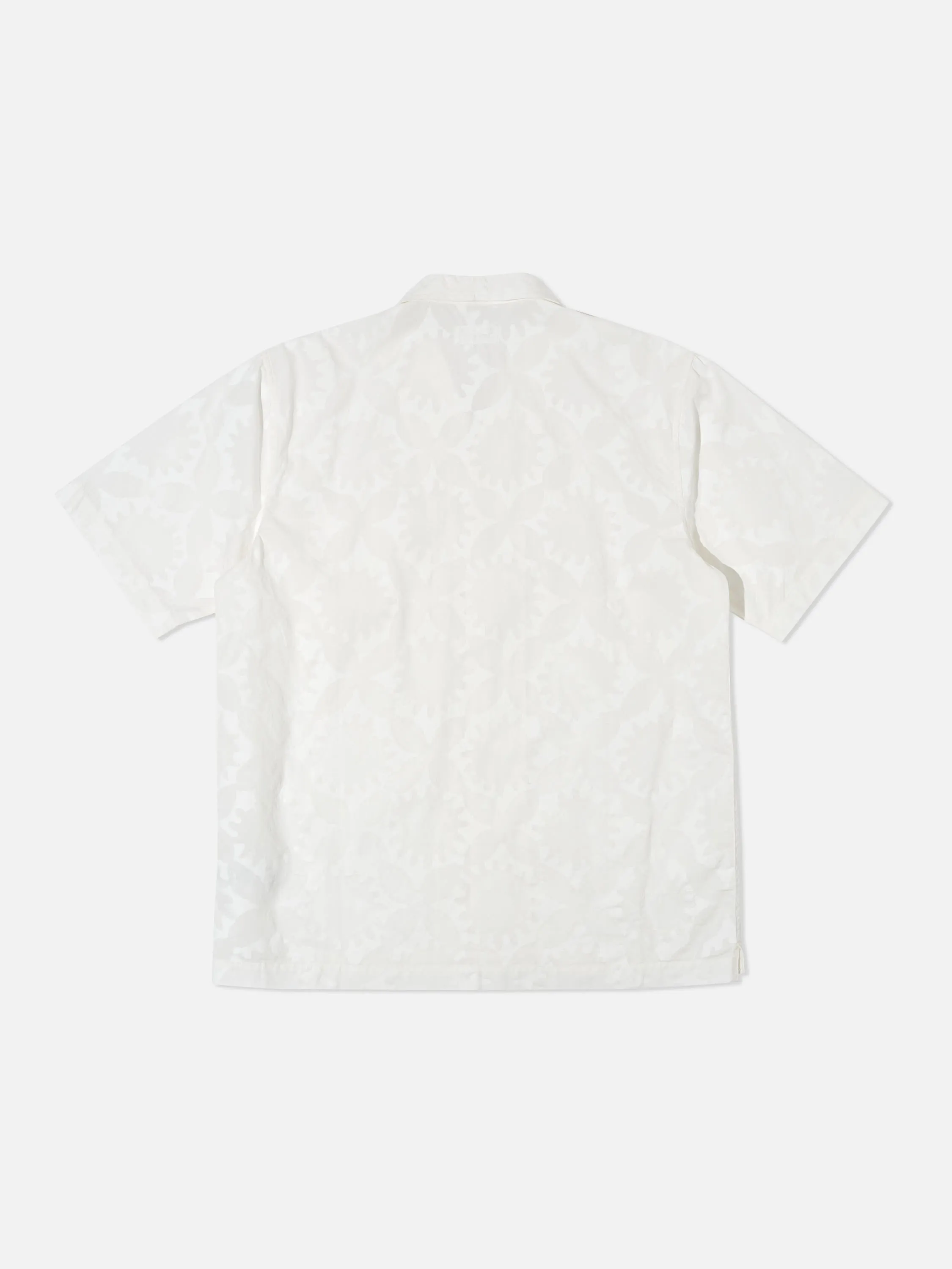Universal Works Minari Shirt in Ecru Sun Print Poplin sold by Universal Works product image thumbnail 3