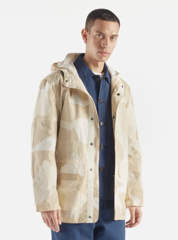 Universal Works Stanedge Jacket in Sand Swedish Camo sold by Universal Works