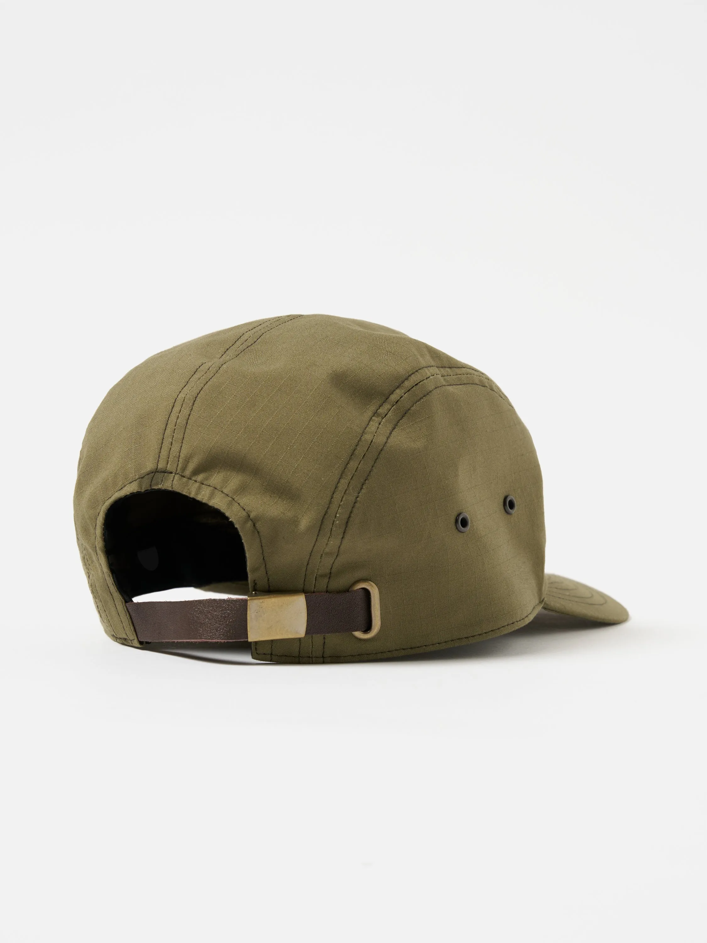 cableami® 4 Panel Cap in Olive Ripstop Cotton sold by Universal Works product image thumbnail 4