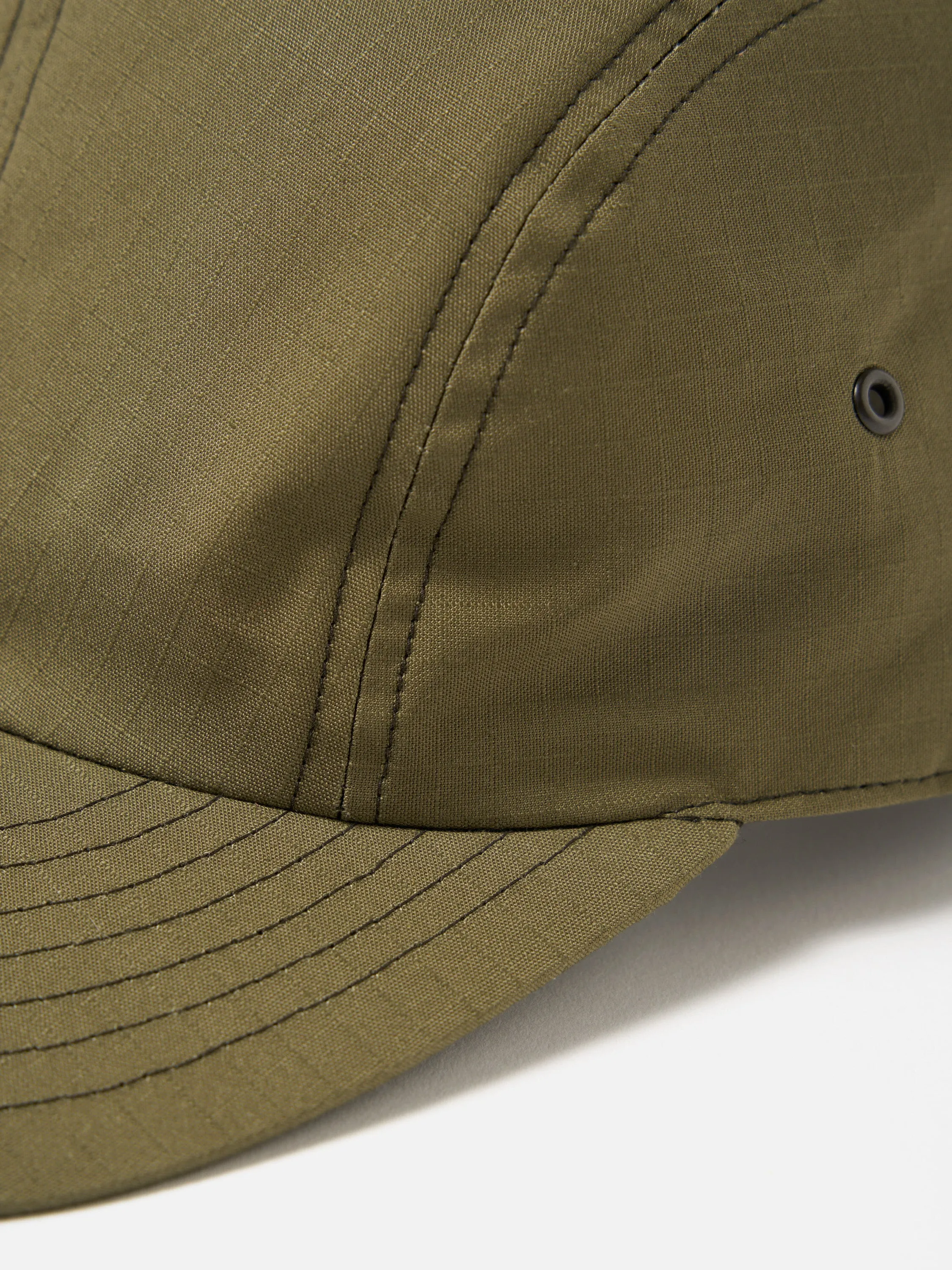 cableami® 4 Panel Cap in Olive Ripstop Cotton sold by Universal Works product image thumbnail 2