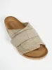 Birkenstock Kyoto in Taupe Nubuck Suede sold by Universal Works