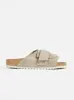 Birkenstock Kyoto in Taupe Nubuck Suede sold by Universal Works