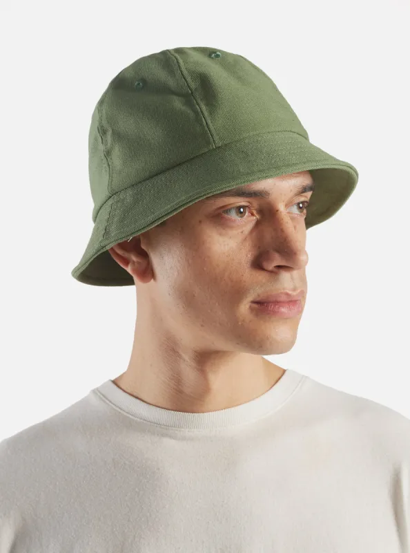 Universal Works Naval Hat in Birch Canvas sold by Universal Works