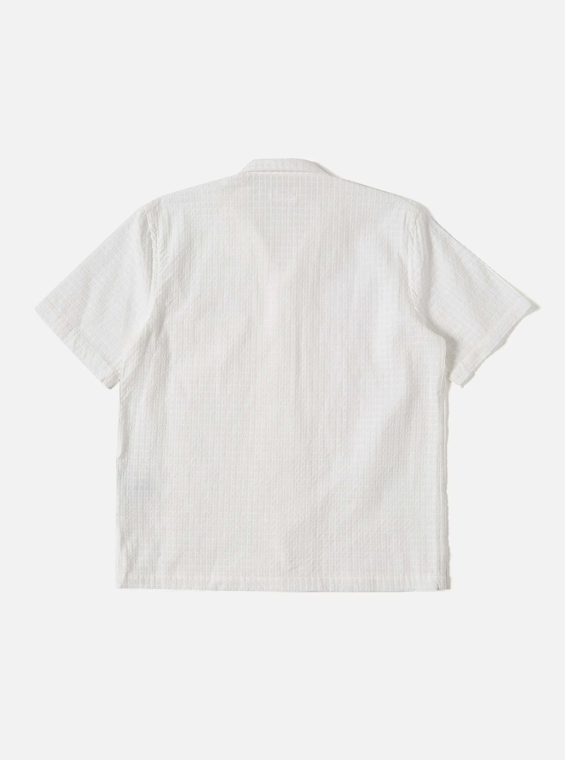 Universal Works Road Shirt in White Delos Cotton sold by Universal Works product image thumbnail 3
