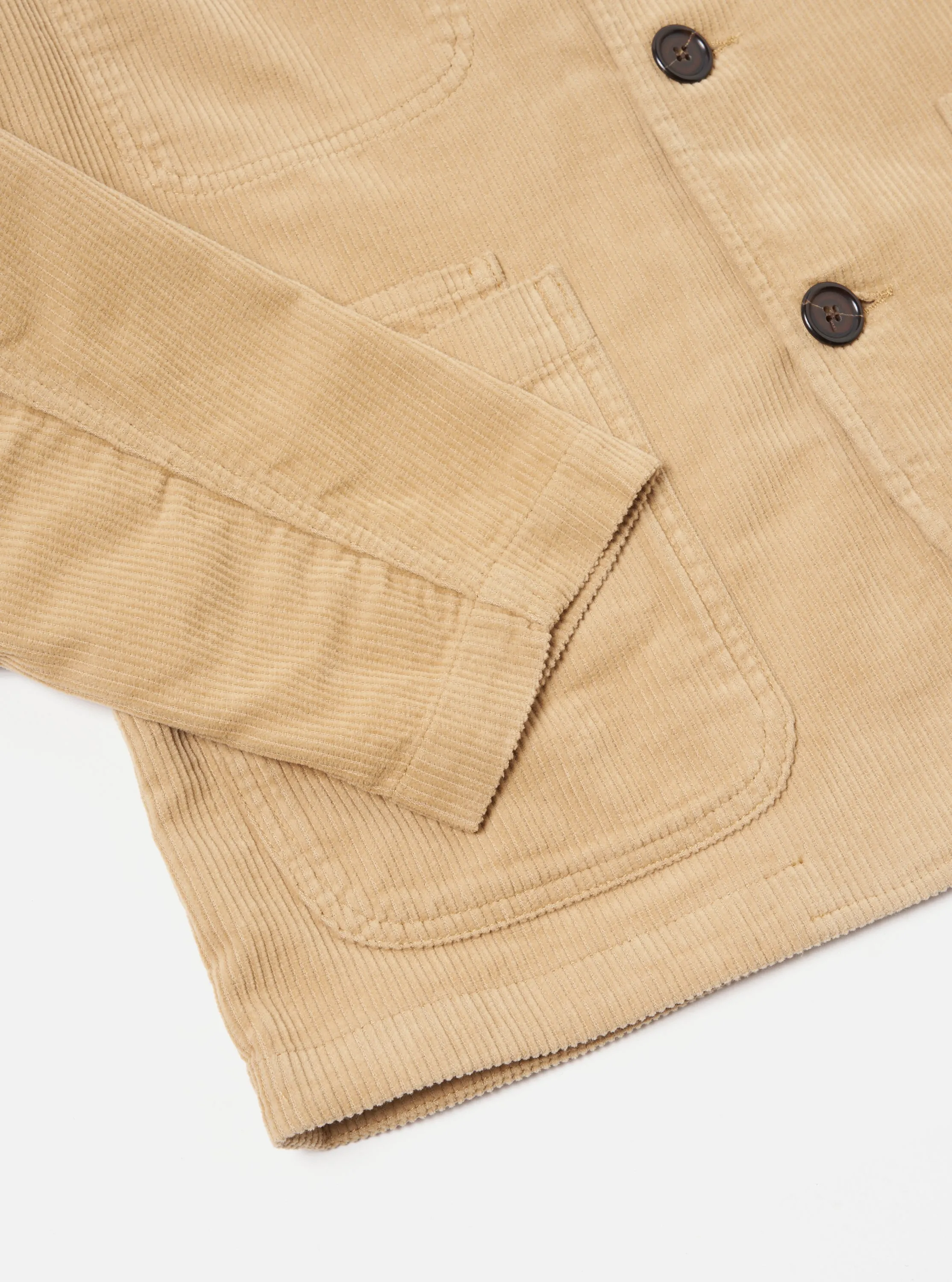 Universal Works Bakers Jacket in Fawn Cord sold by Universal Works product image thumbnail 5