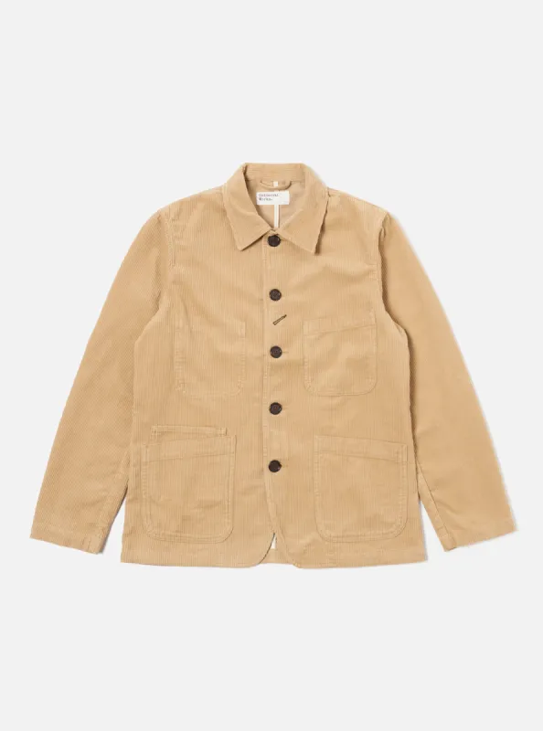 Universal Works Bakers Jacket in Fawn Cord sold by Universal Works