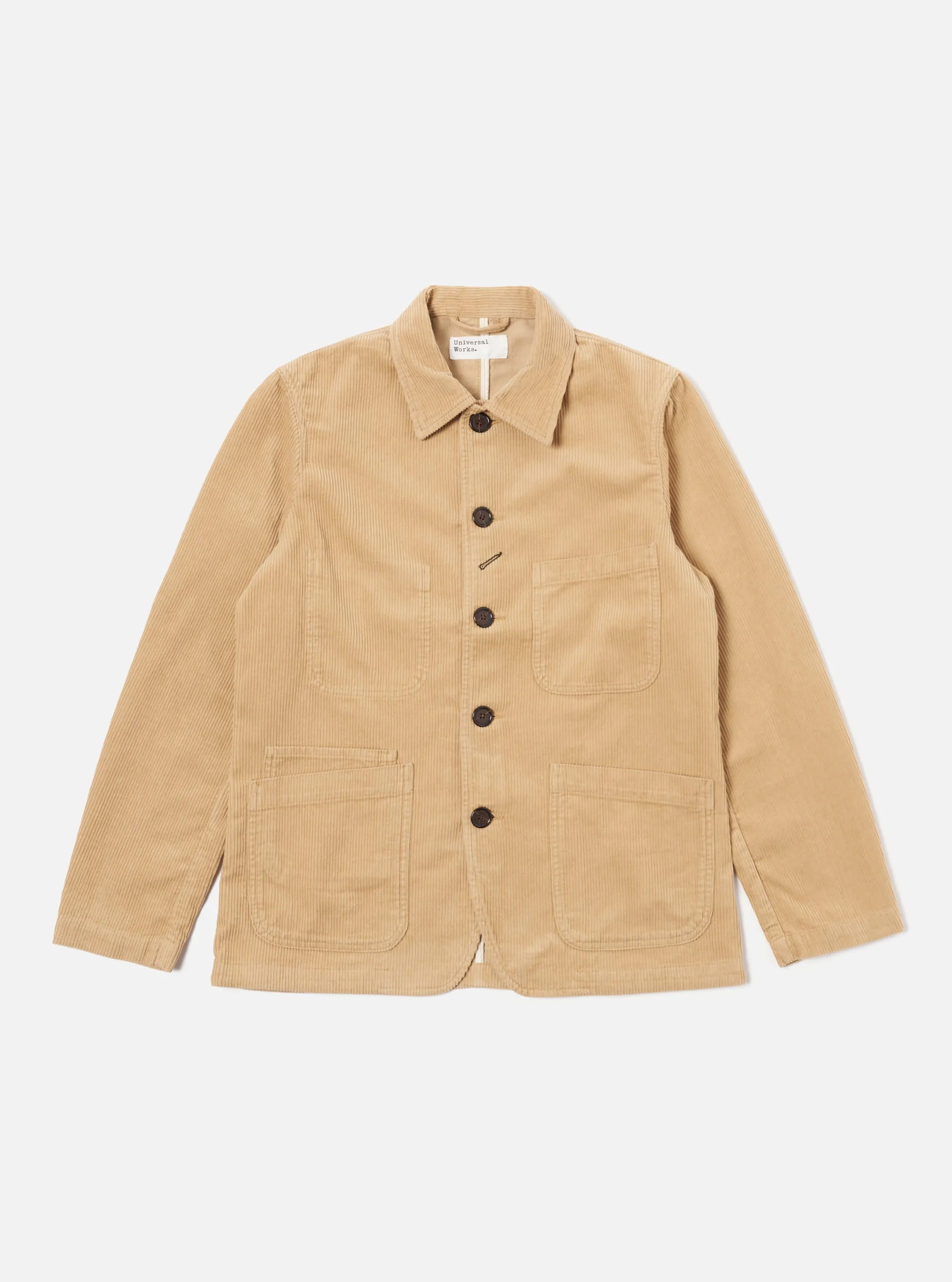 Universal Works Bakers Jacket in Fawn Cord sold by Universal Works