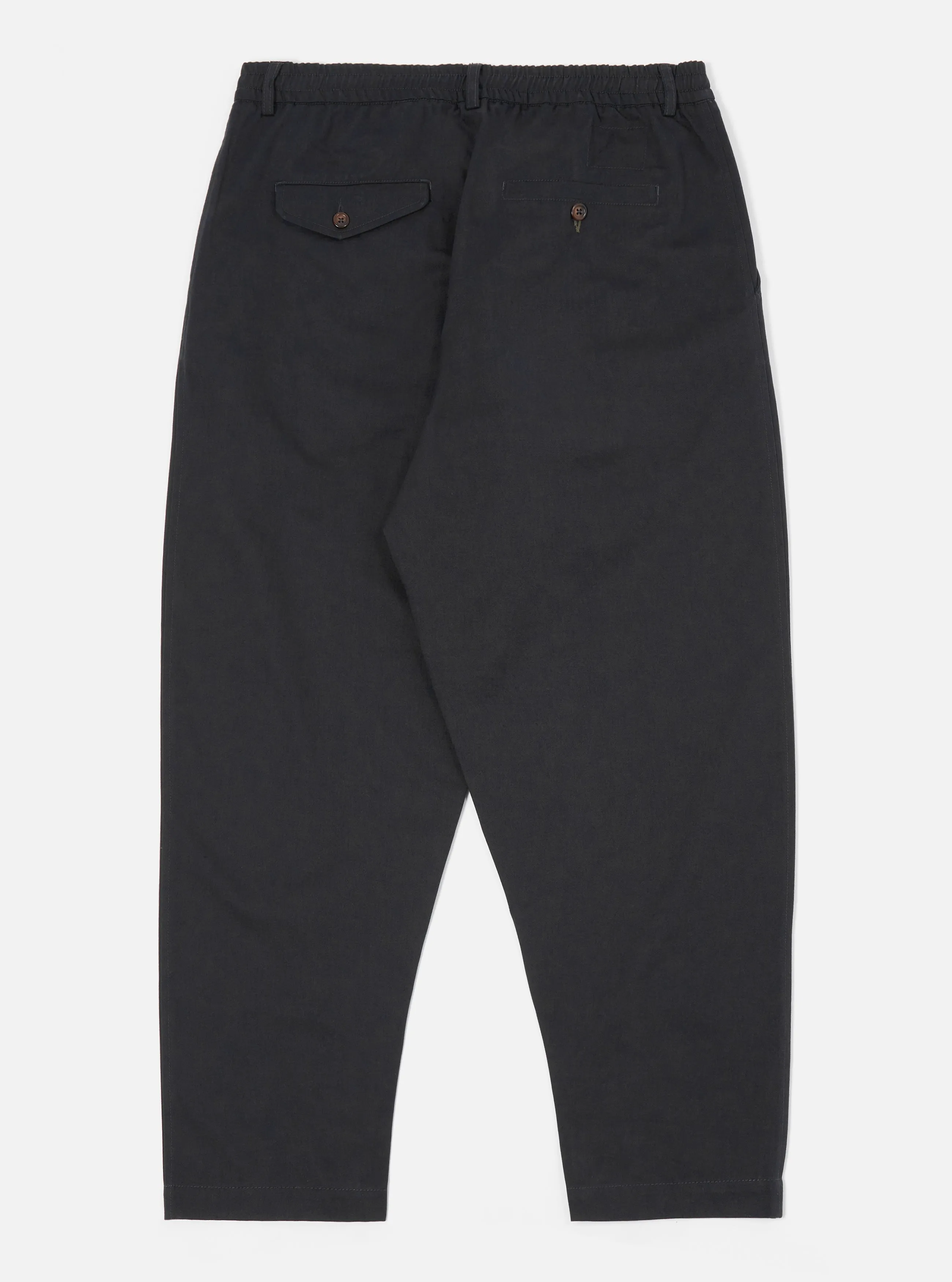 Black Twill Pleated Track Pant sold by Universal Works product image thumbnail 2