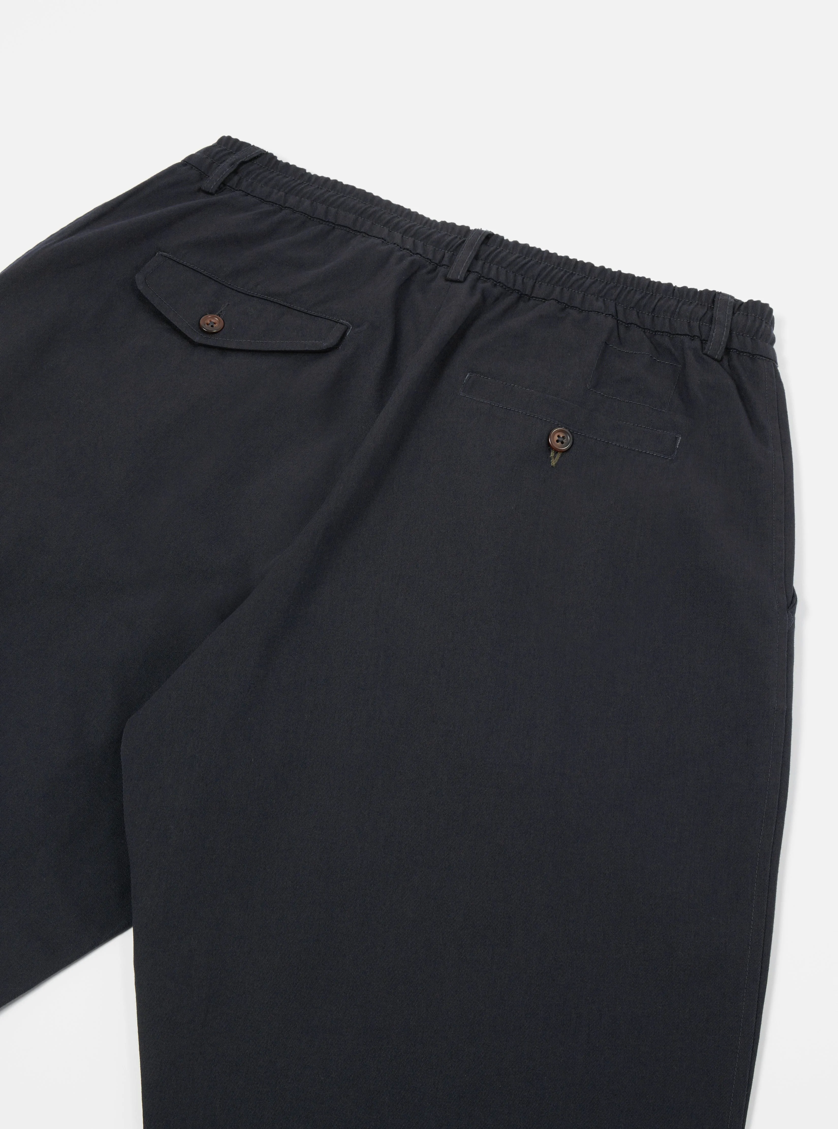 Black Twill Pleated Track Pant sold by Universal Works product image thumbnail 4