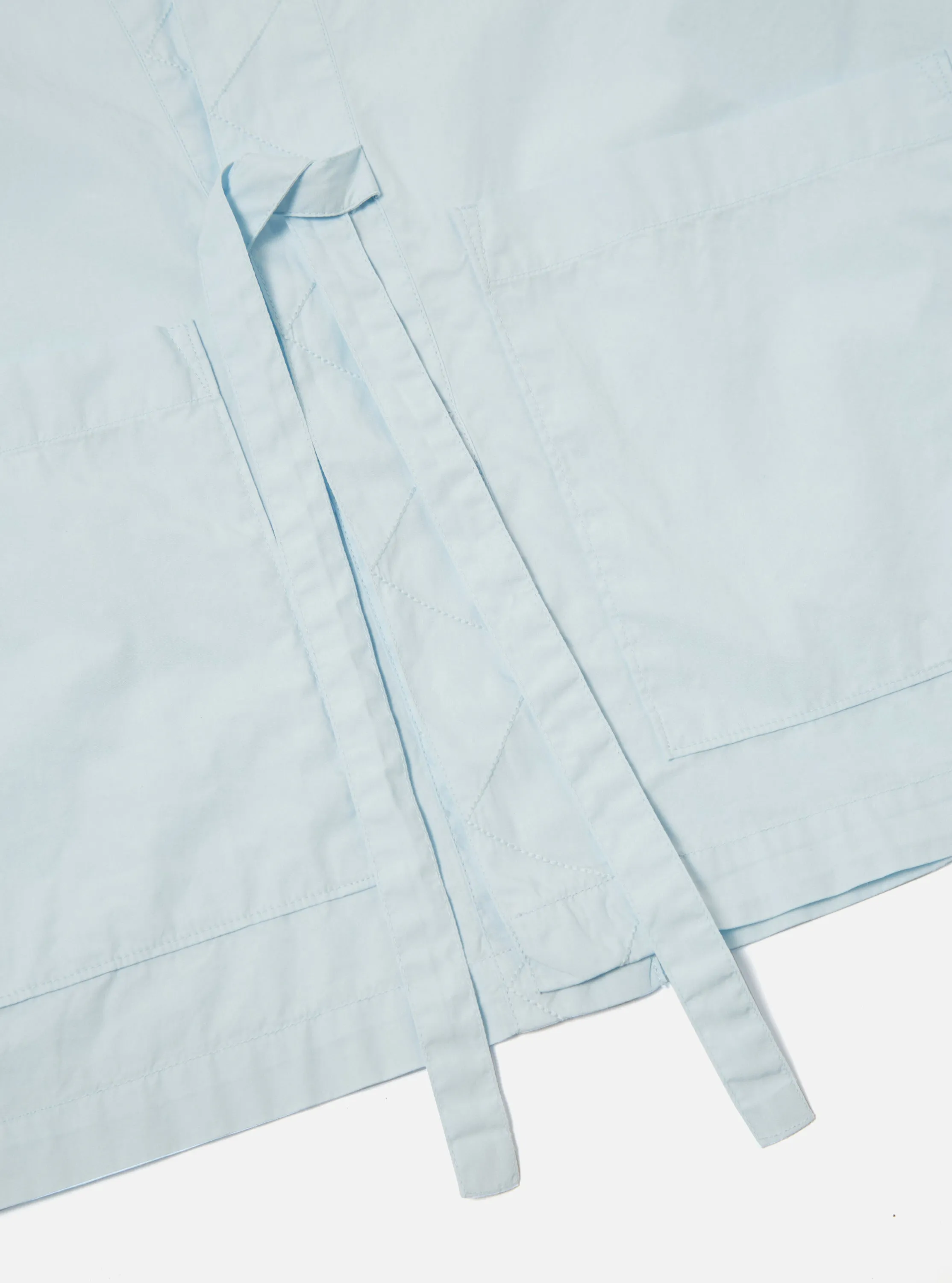 Universal Works Tie Front Jacket in Sky Organic Fine Poplin sold by Universal Works product image thumbnail 5