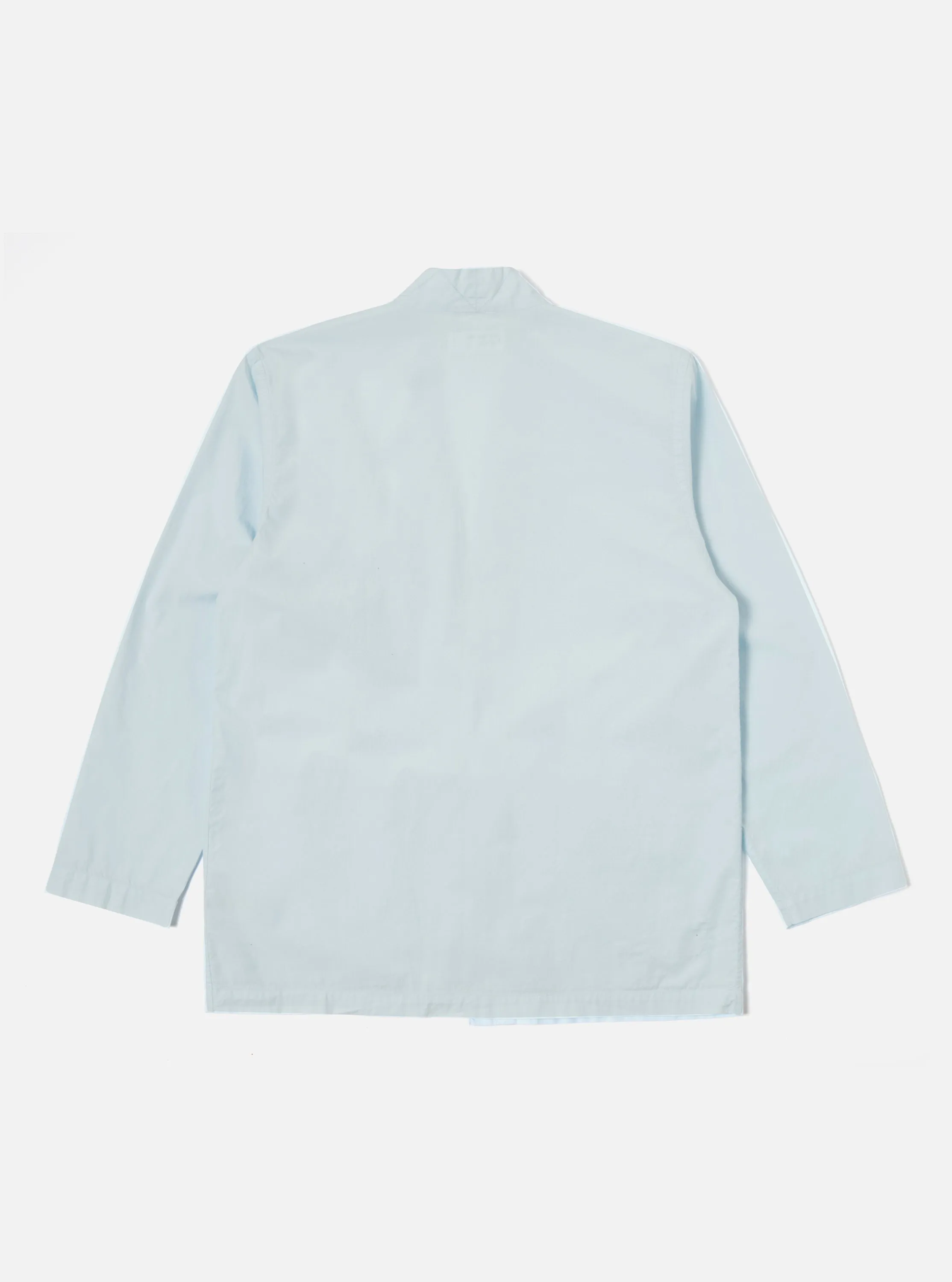 Universal Works Tie Front Jacket in Sky Organic Fine Poplin sold by Universal Works product image thumbnail 3