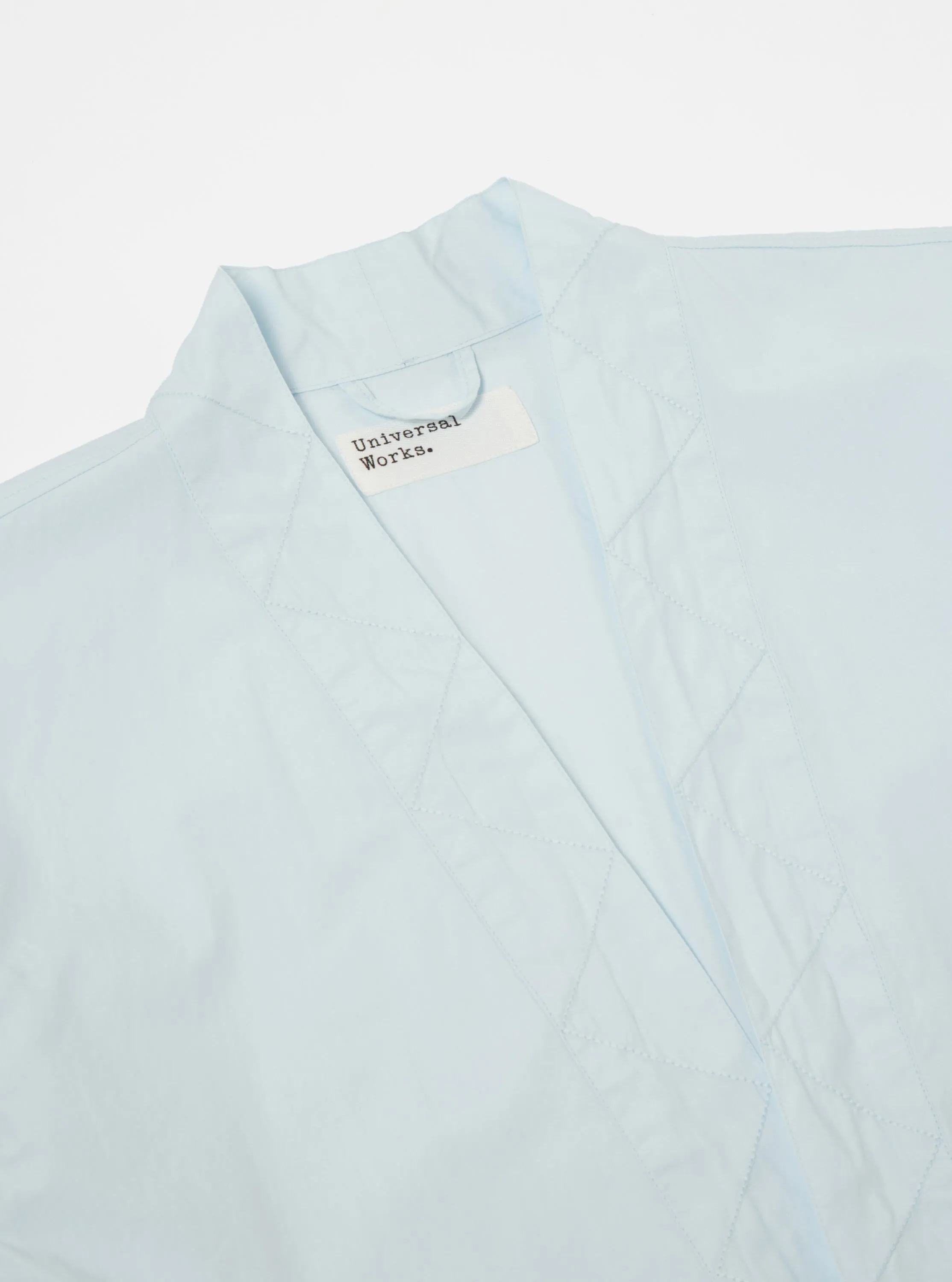 Universal Works Tie Front Jacket in Sky Organic Fine Poplin sold by Universal Works product image thumbnail 4