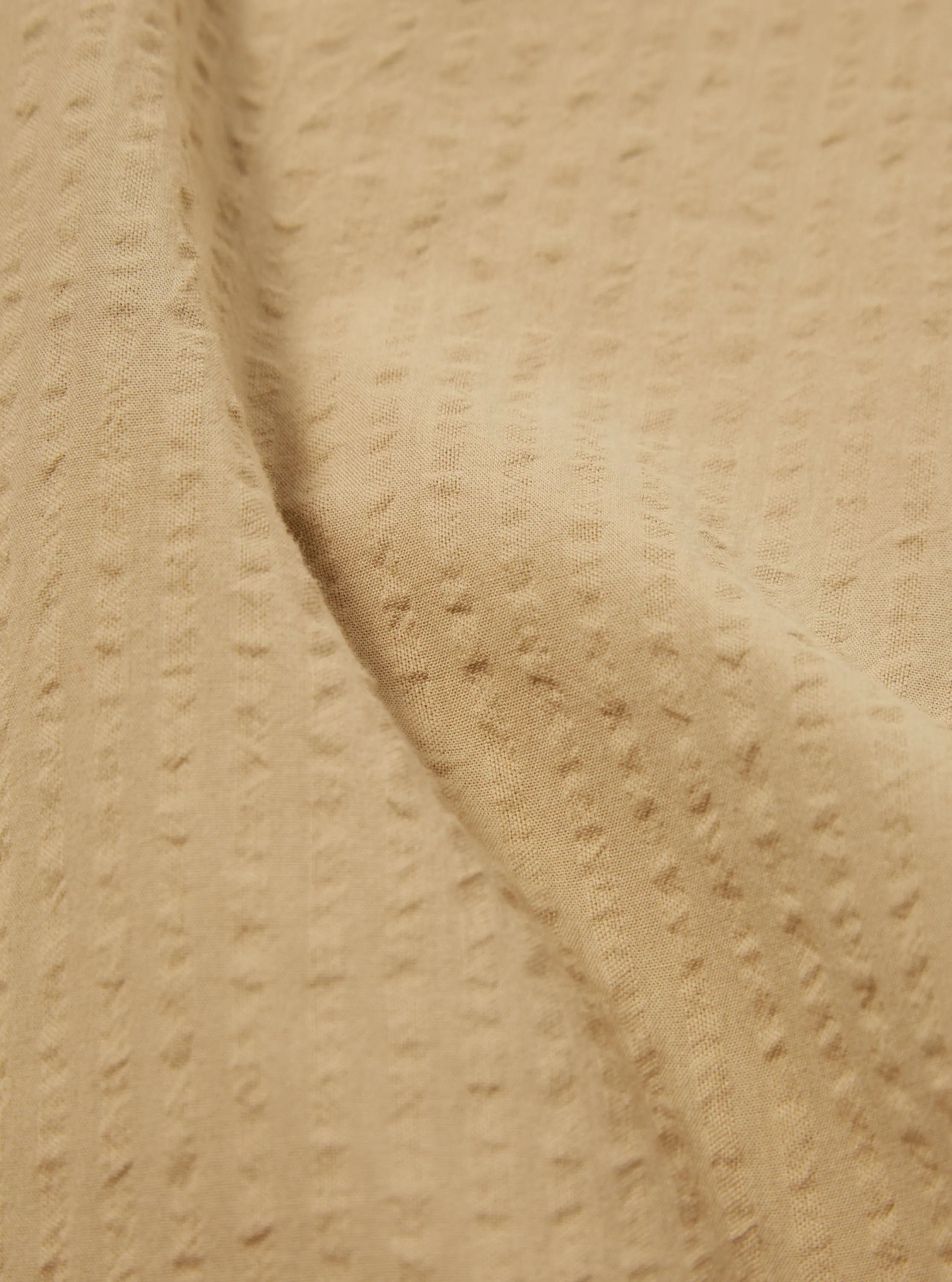 Universal Works Camp Shirt II in Summer Oak Onda Cotton sold by Universal Works product image thumbnail 5