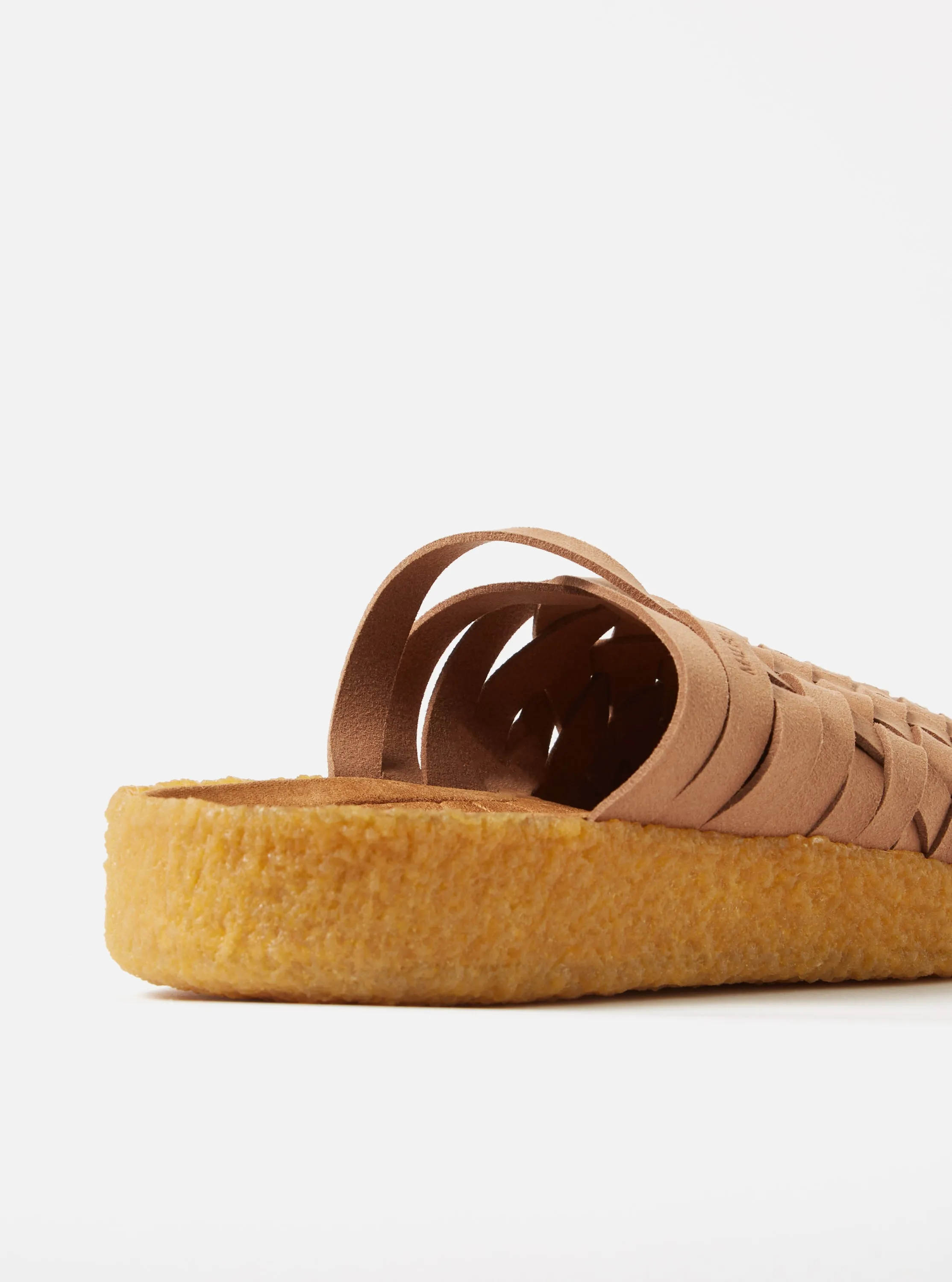 Malibu Colony Classic Sandal in Walnut/Tan Vegan Leather/Crepe sold by Universal Works product image thumbnail 3