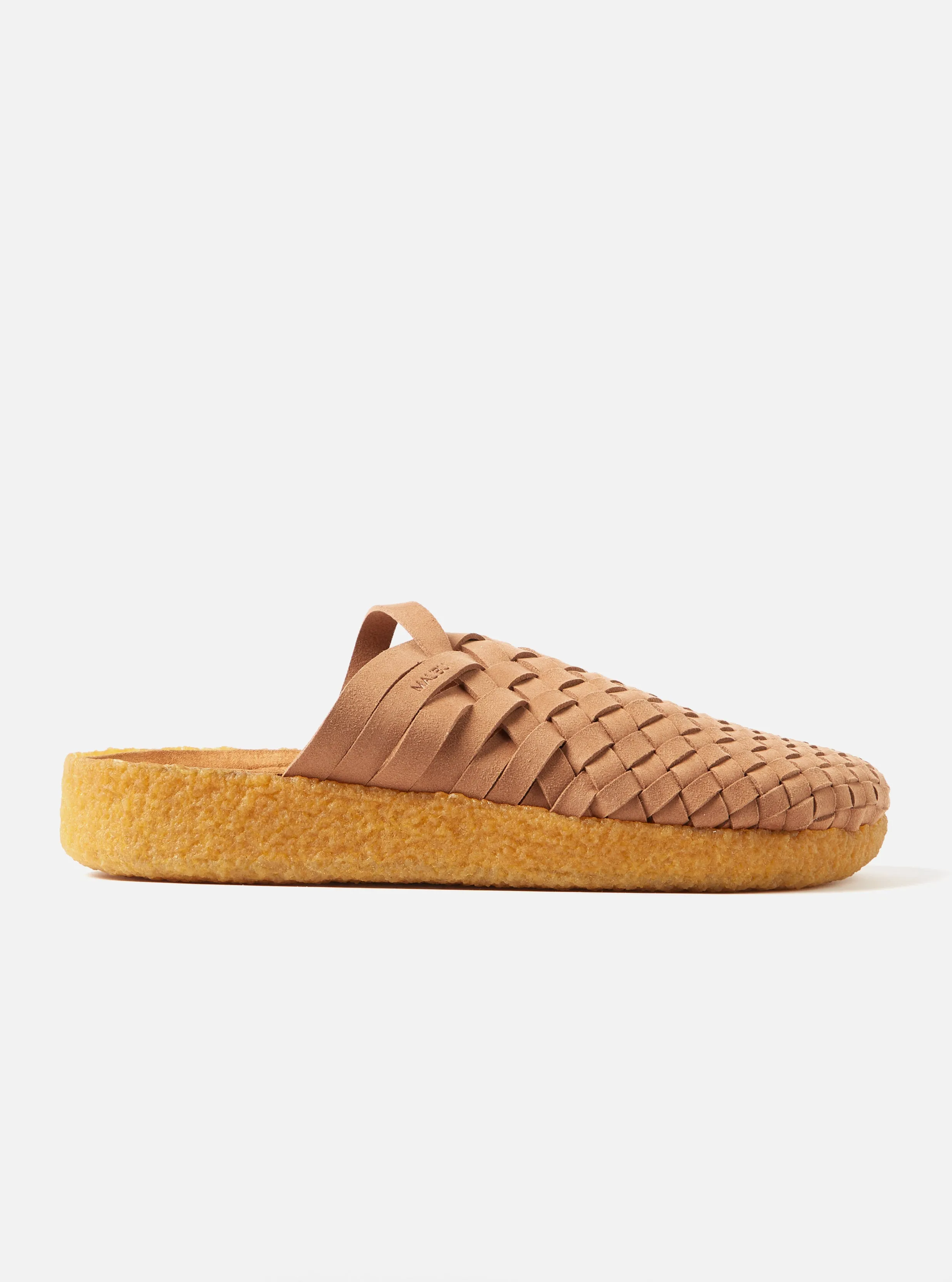 Malibu Colony Classic Sandal in Walnut/Tan Vegan Leather/Crepe sold by Universal Works