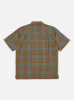 Universal Works Camp Shirt in Sea/Sand Taki Check sold by Universal Works