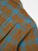 Universal Works Camp Shirt in Sea/Sand Taki Check sold by Universal Works