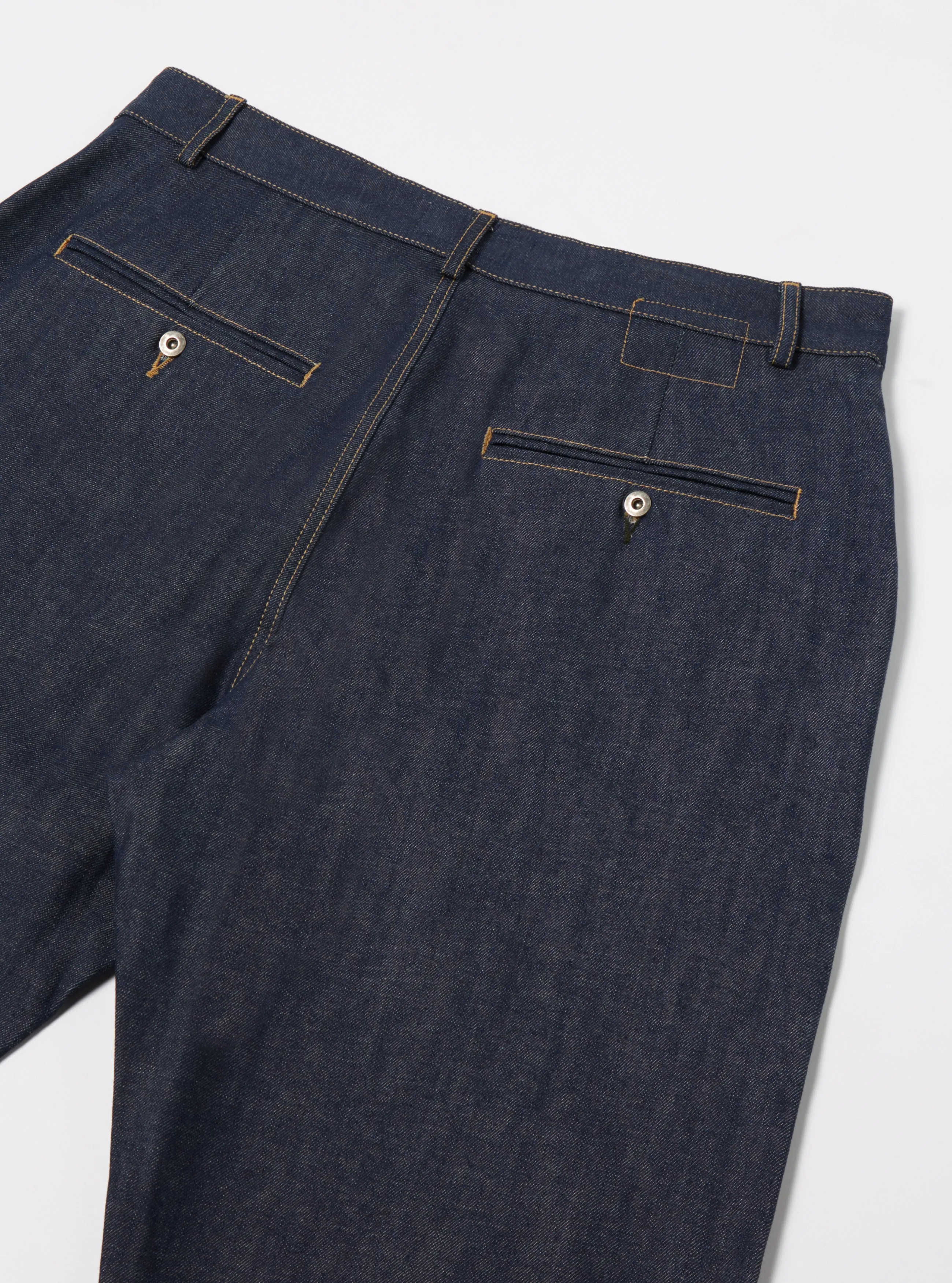 Indigo 13oz Selvedge Denim Military Chino sold by Universal Works product image thumbnail 4