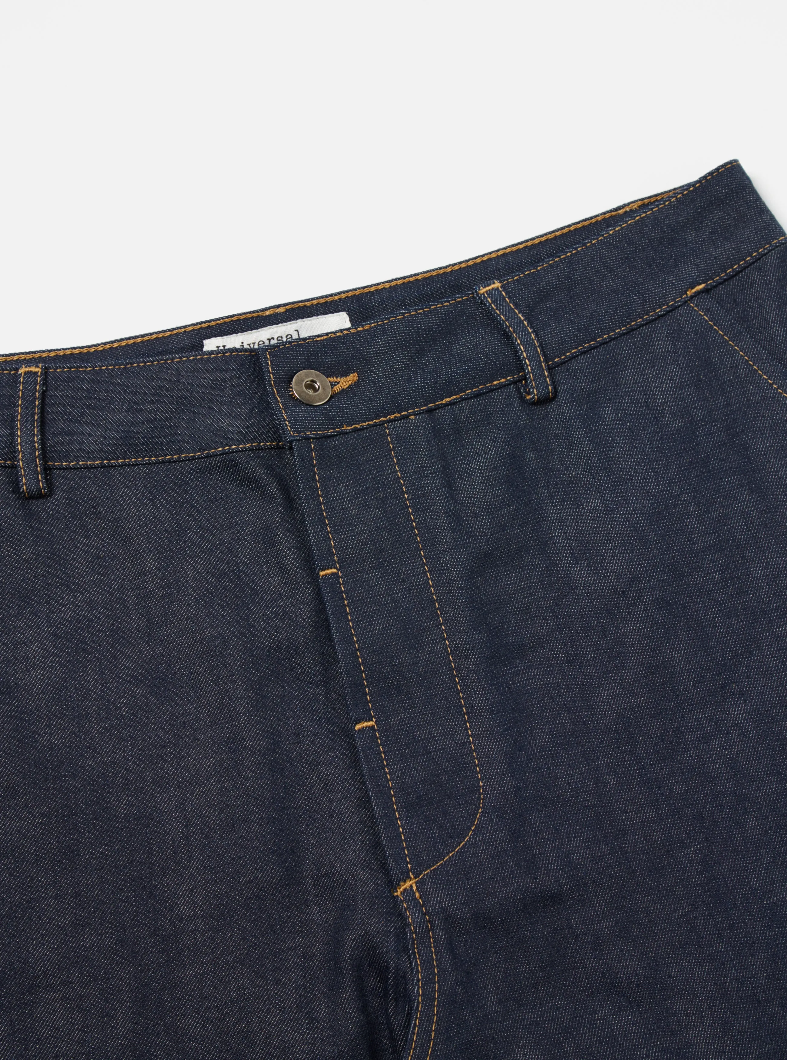 Indigo 13oz Selvedge Denim Military Chino sold by Universal Works product image thumbnail 3