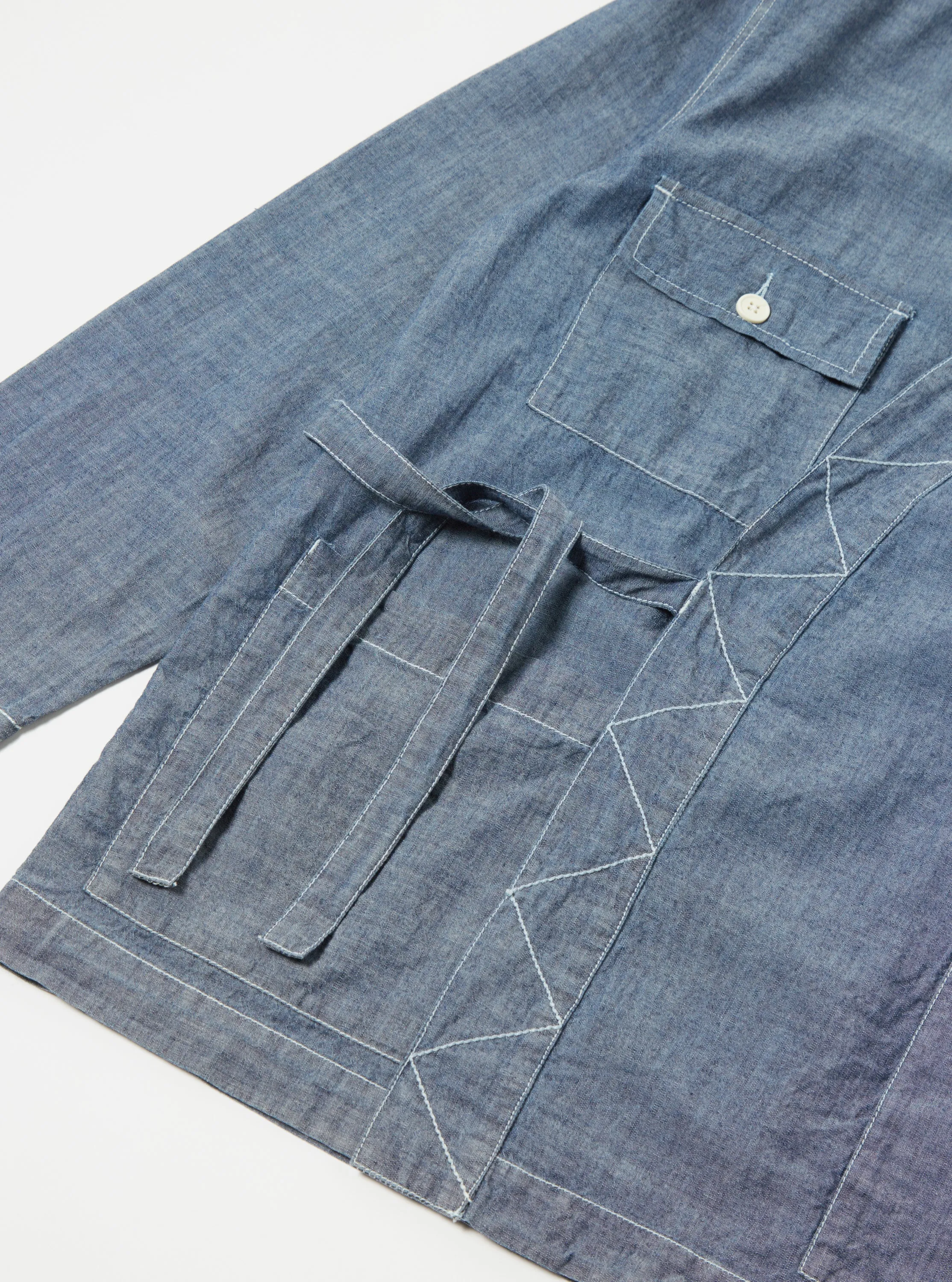 Universal Works Osaka Work Jacket in Indigo Chambray sold by Universal Works product image thumbnail 5