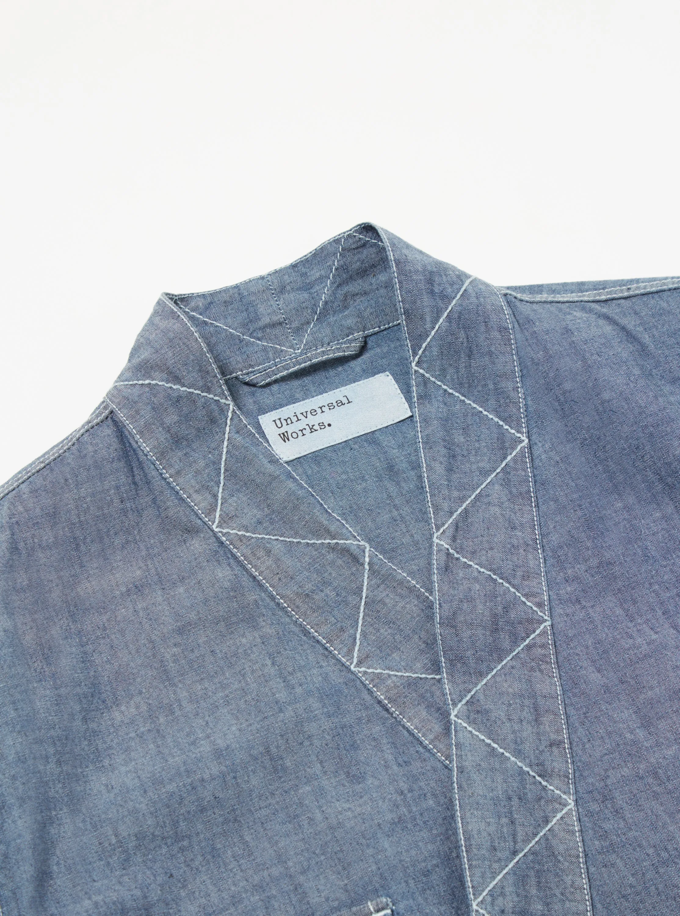 Universal Works Osaka Work Jacket in Indigo Chambray sold by Universal Works product image thumbnail 4