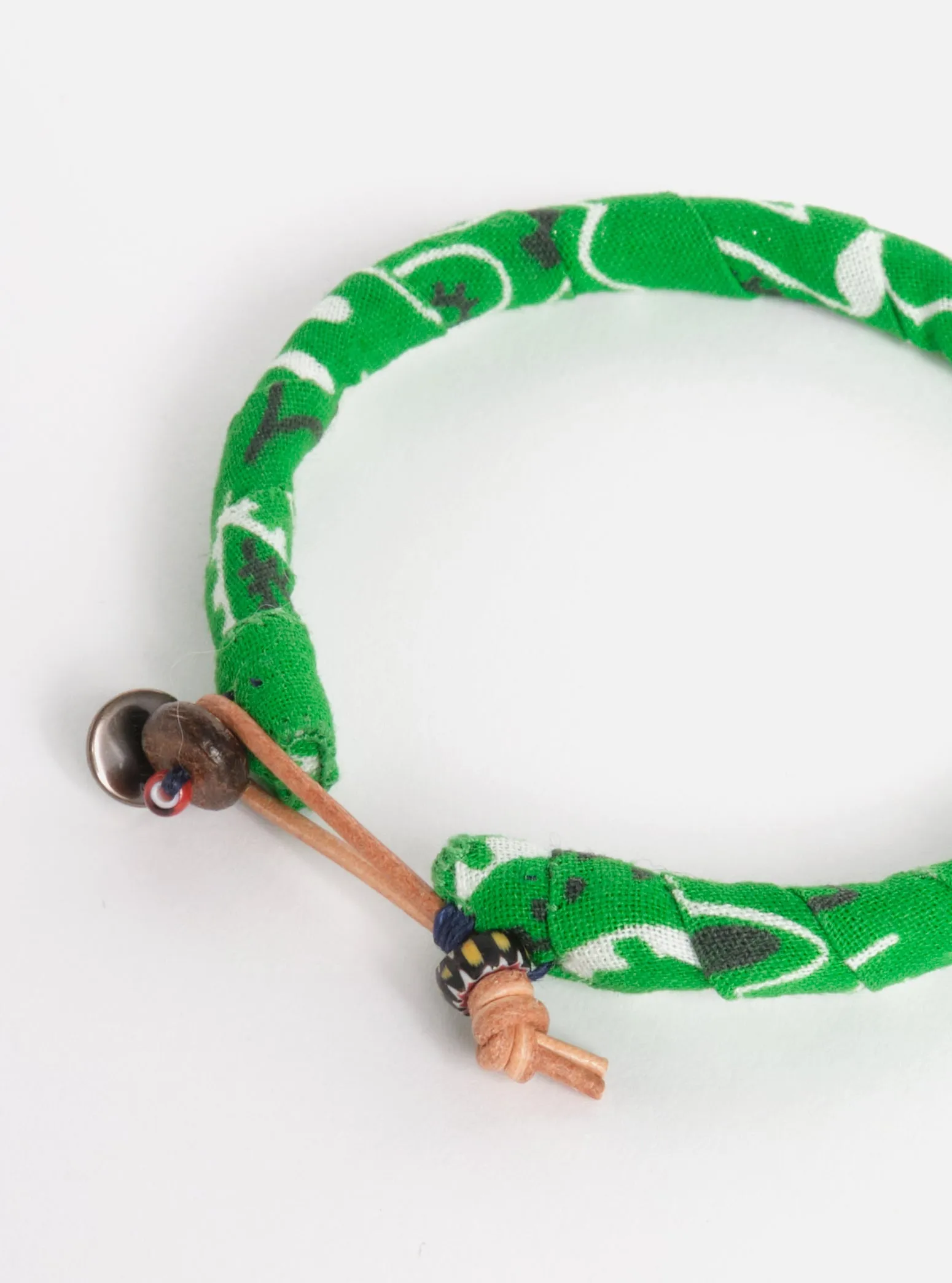 Mikia Bracelet in Green Bandana sold by Universal Works product image thumbnail 2
