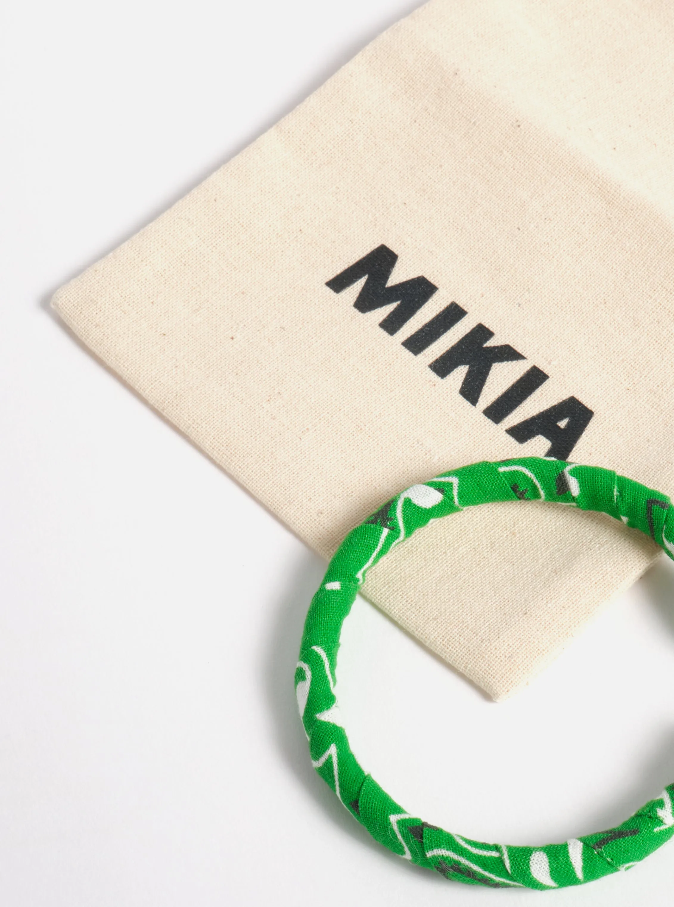 Mikia Bracelet in Green Bandana sold by Universal Works product image thumbnail 3