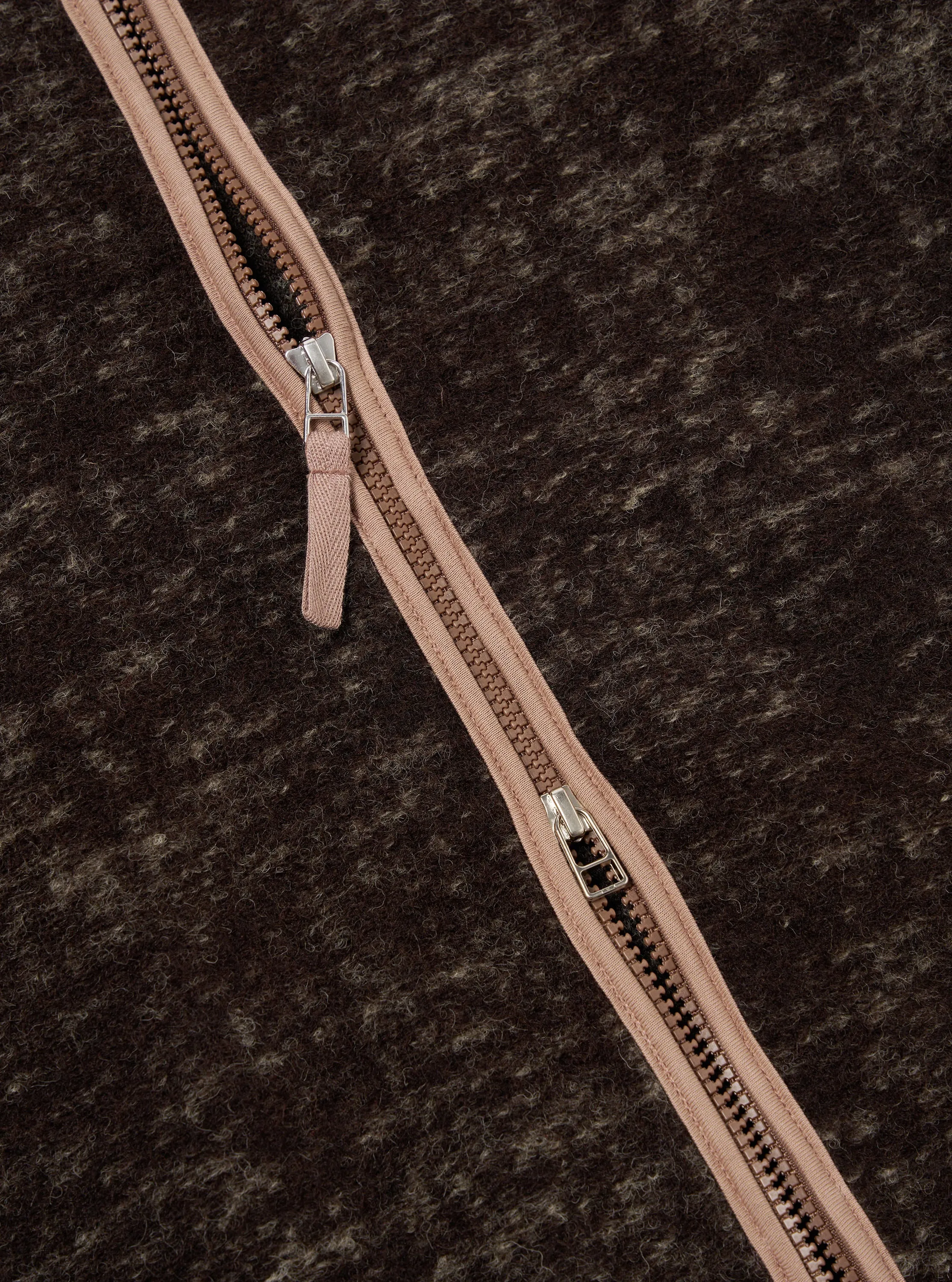 Universal Works Climbing Jacket in Brown Marble Fleece sold by Universal Works product image thumbnail 4