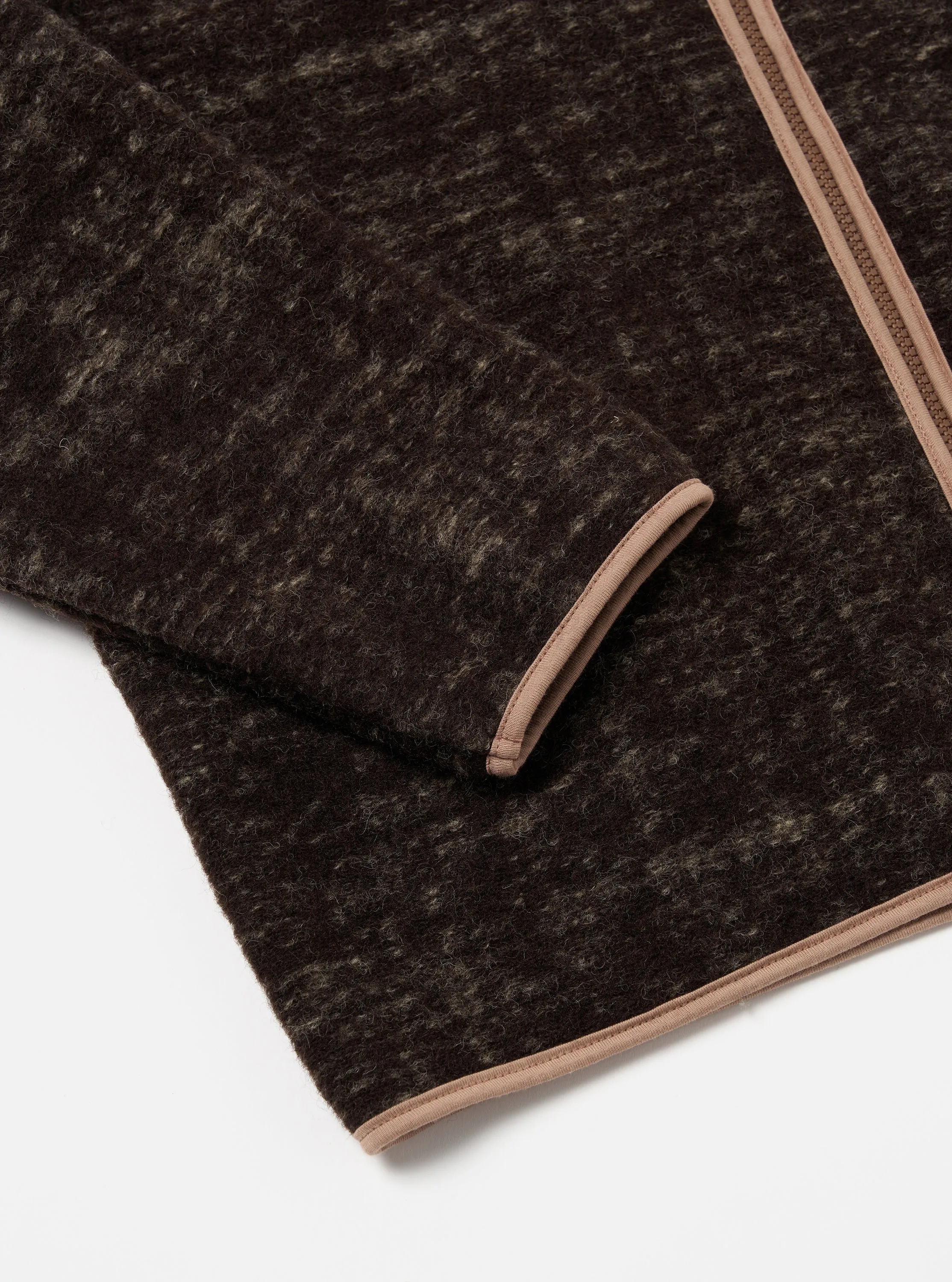 Universal Works Climbing Jacket in Brown Marble Fleece sold by Universal Works product image thumbnail 5