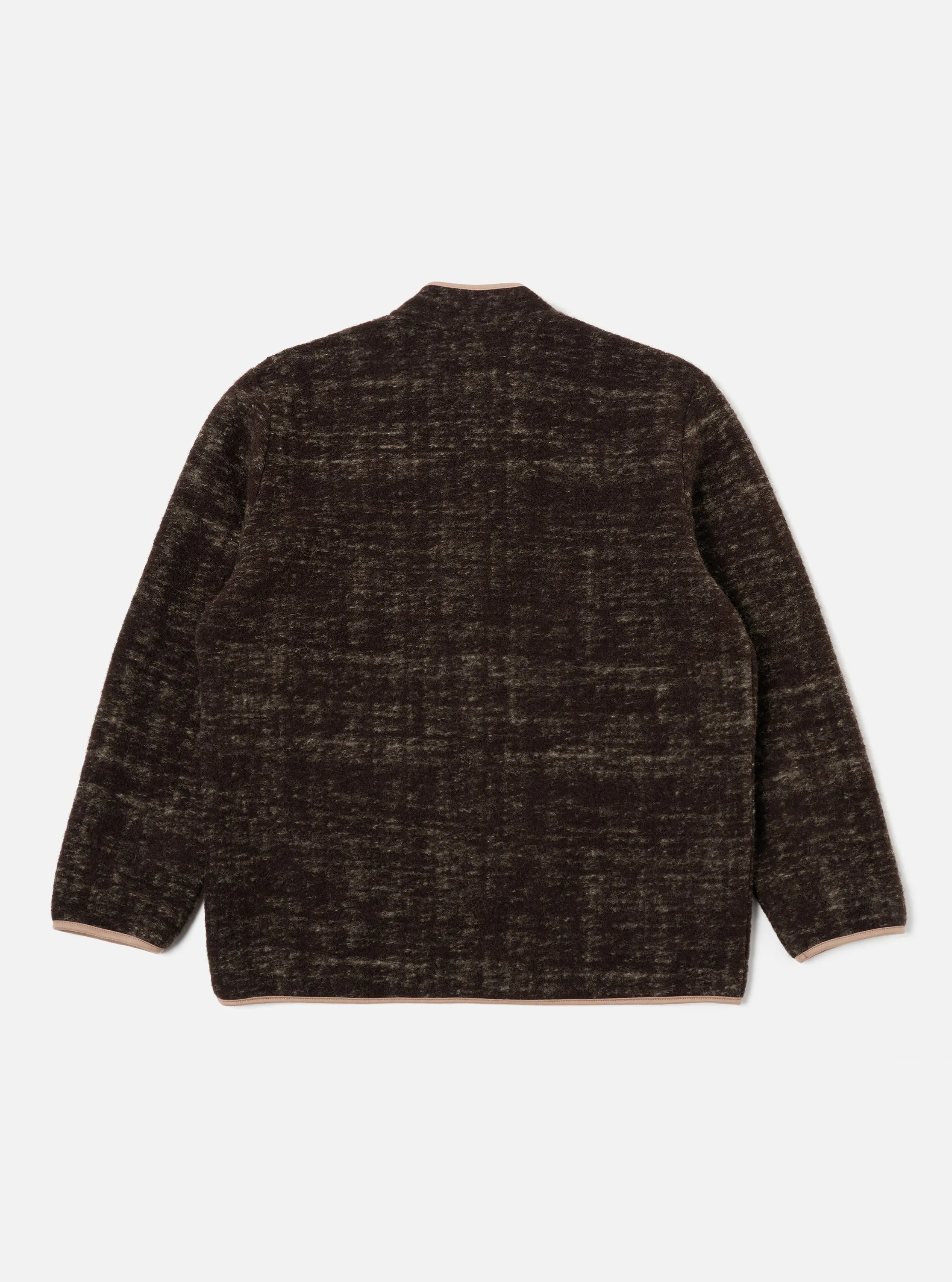 Universal Works Climbing Jacket in Brown Marble Fleece sold by Universal Works product image thumbnail 2