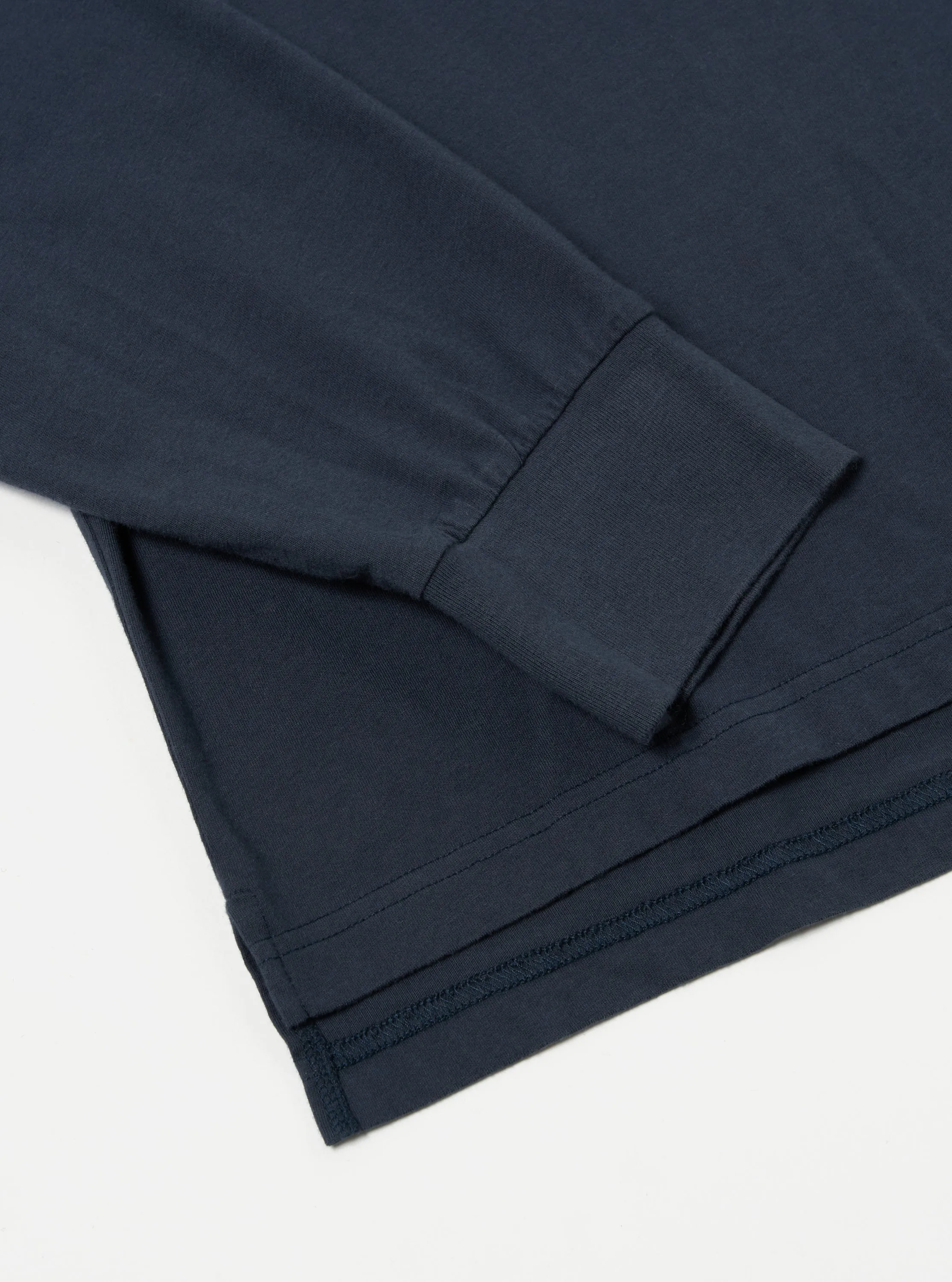 Universal Works L/S Tee in Navy Organic Jersey sold by Universal Works product image thumbnail 5